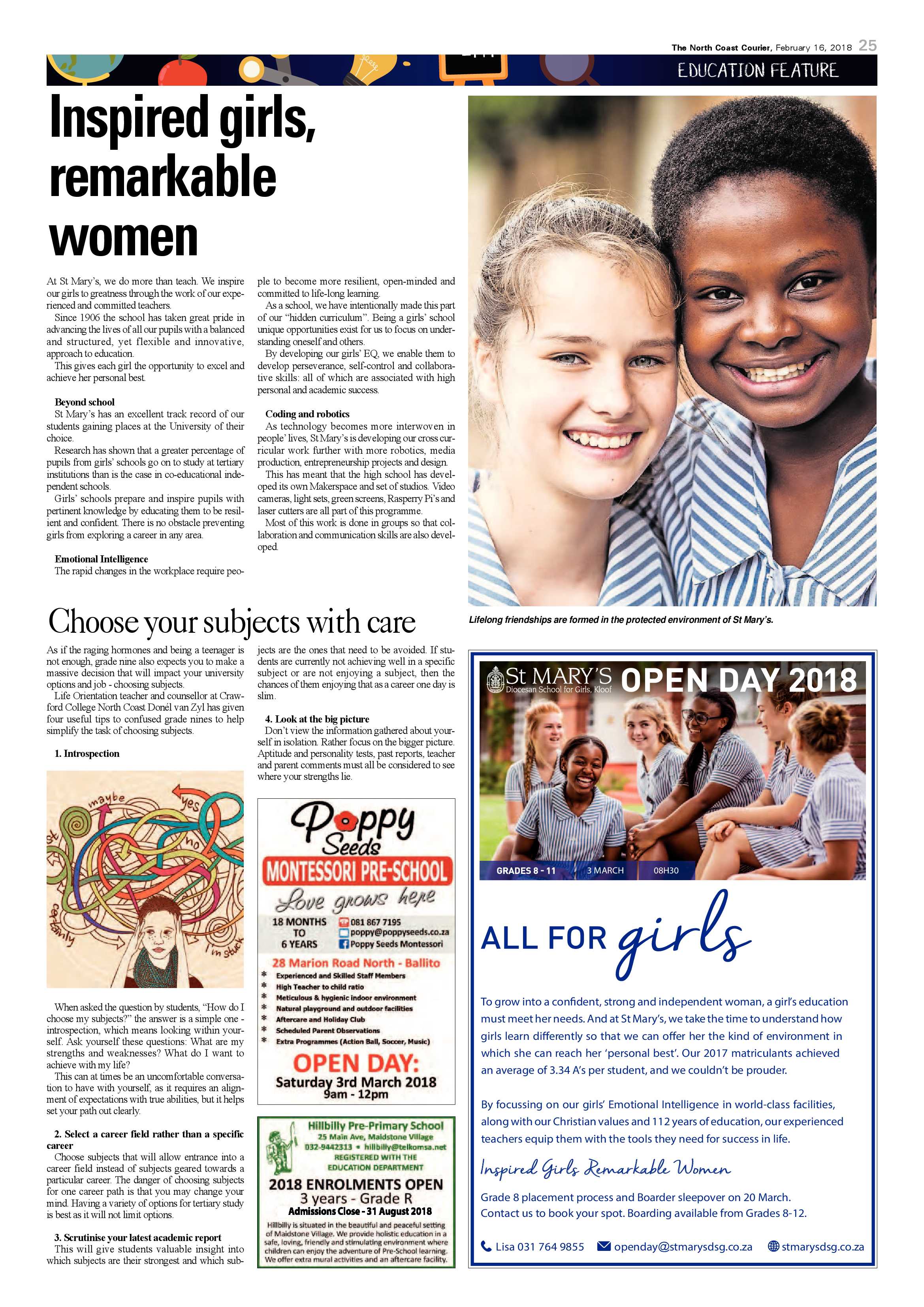 The North Coast Courier – 16 February 2018 page 25
