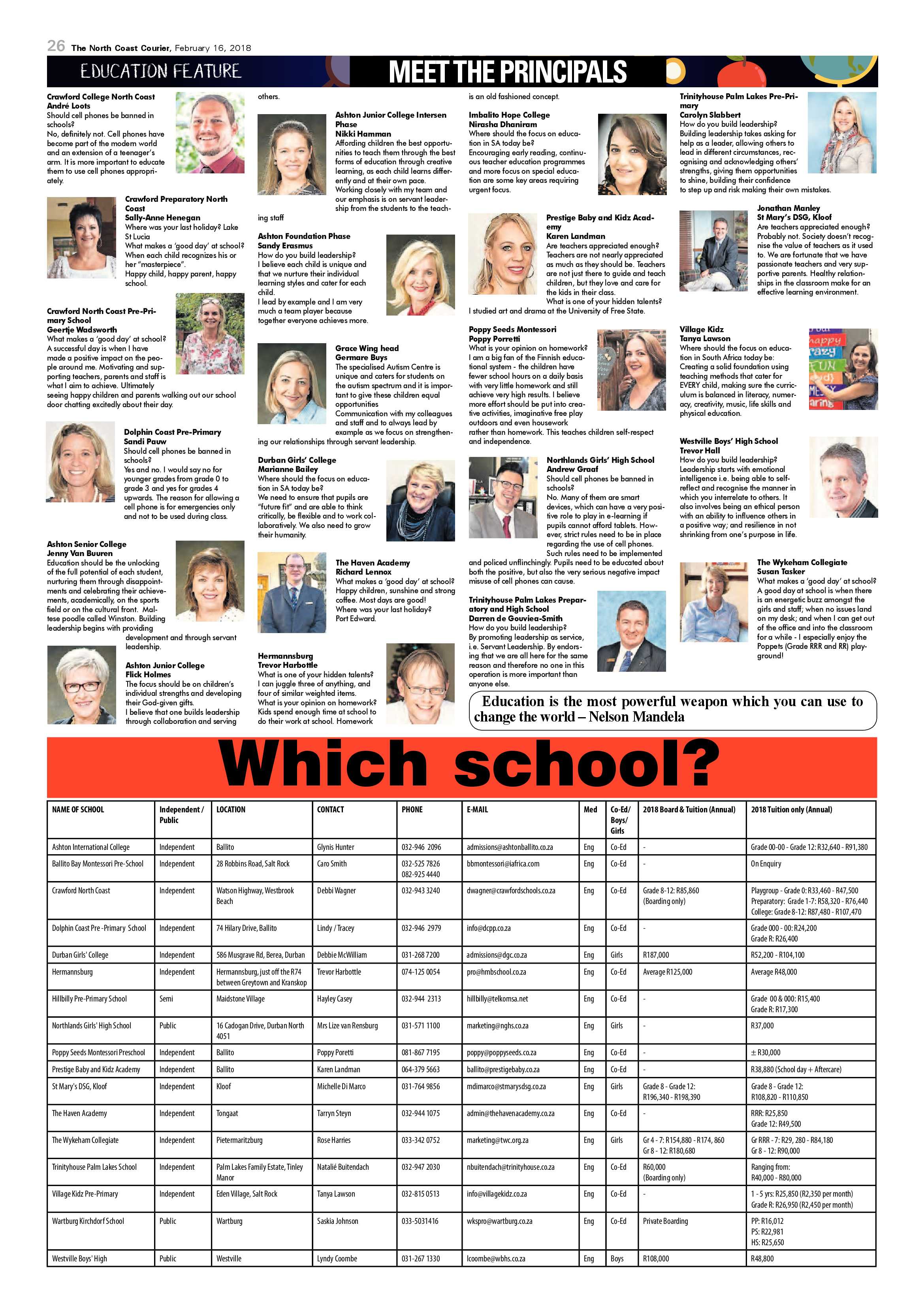 The North Coast Courier – 16 February 2018 page 26