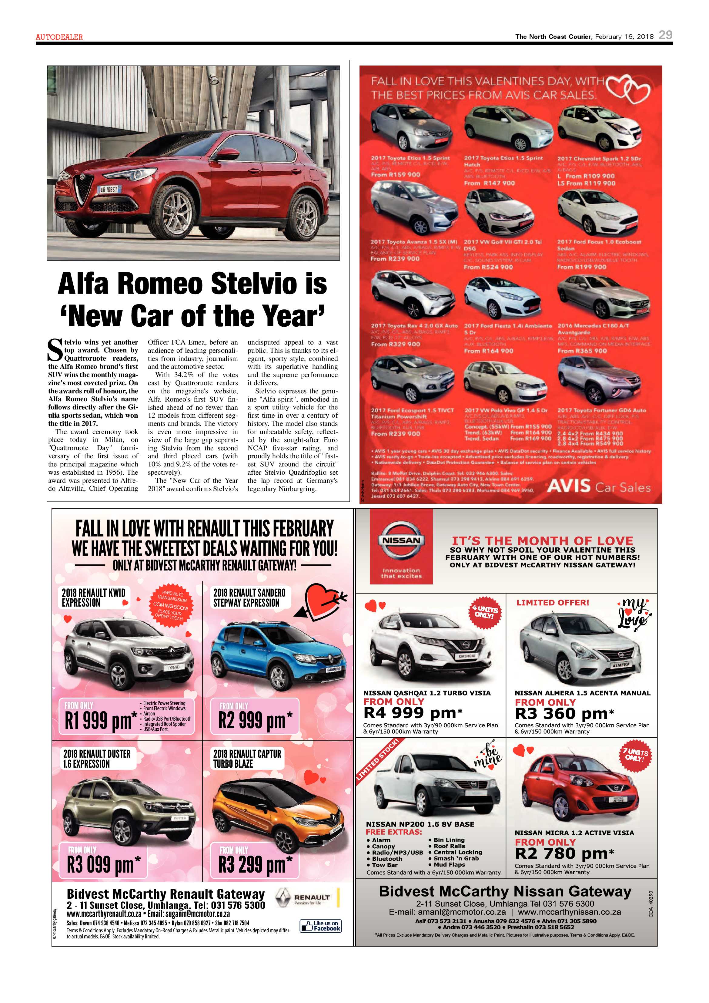 The North Coast Courier – 16 February 2018 page 29