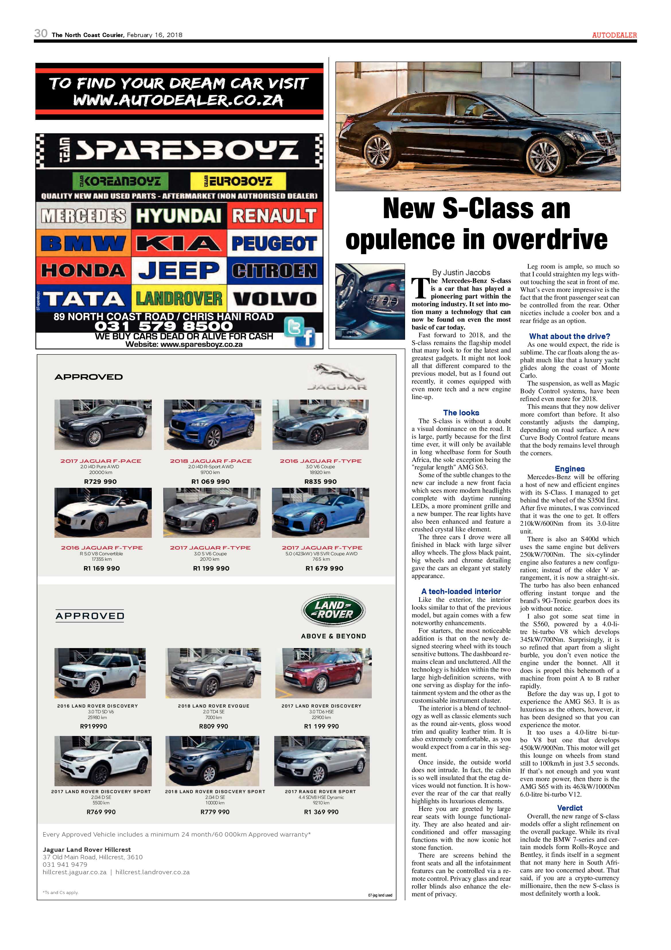 The North Coast Courier – 16 February 2018 page 30