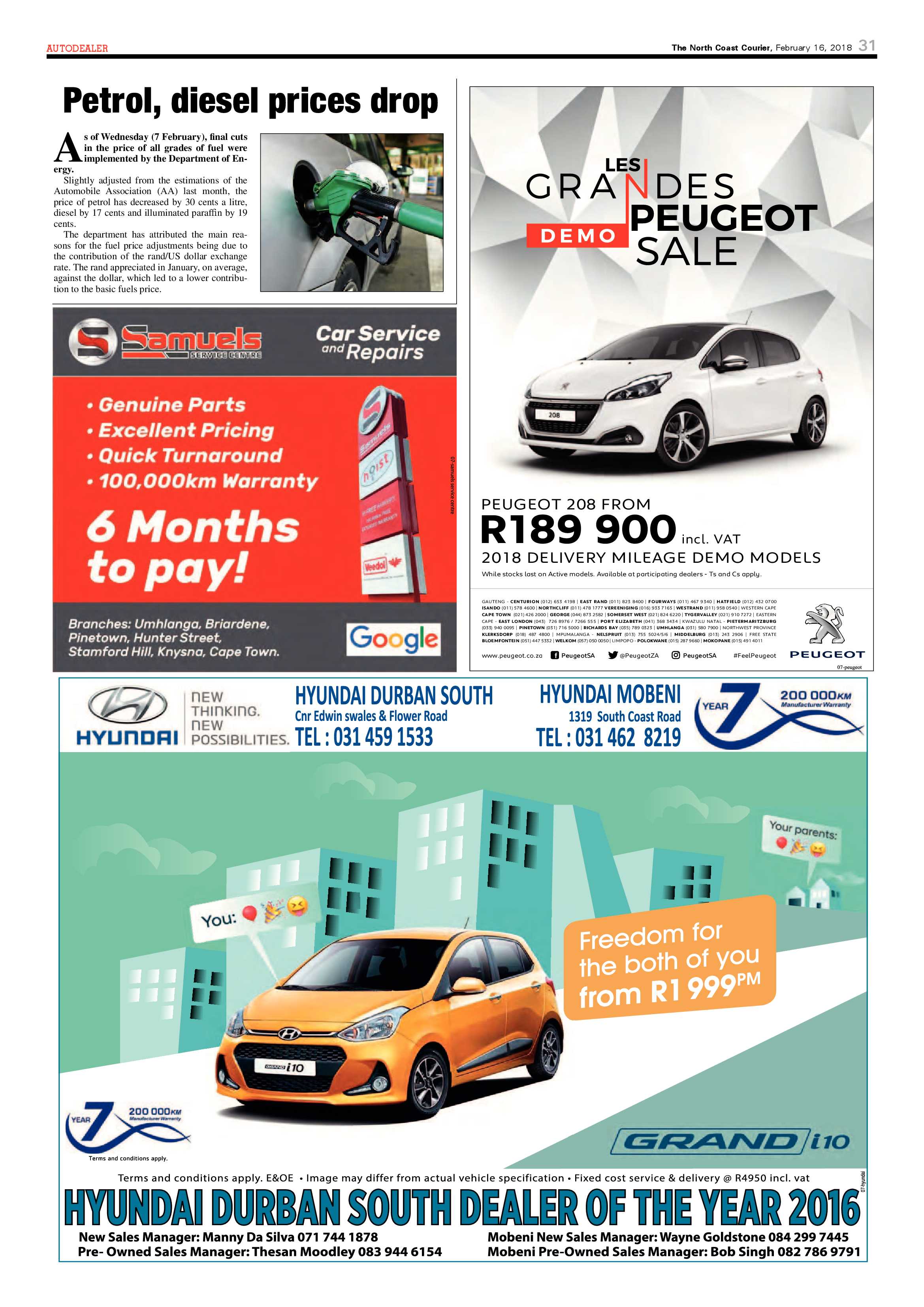 The North Coast Courier – 16 February 2018 page 31
