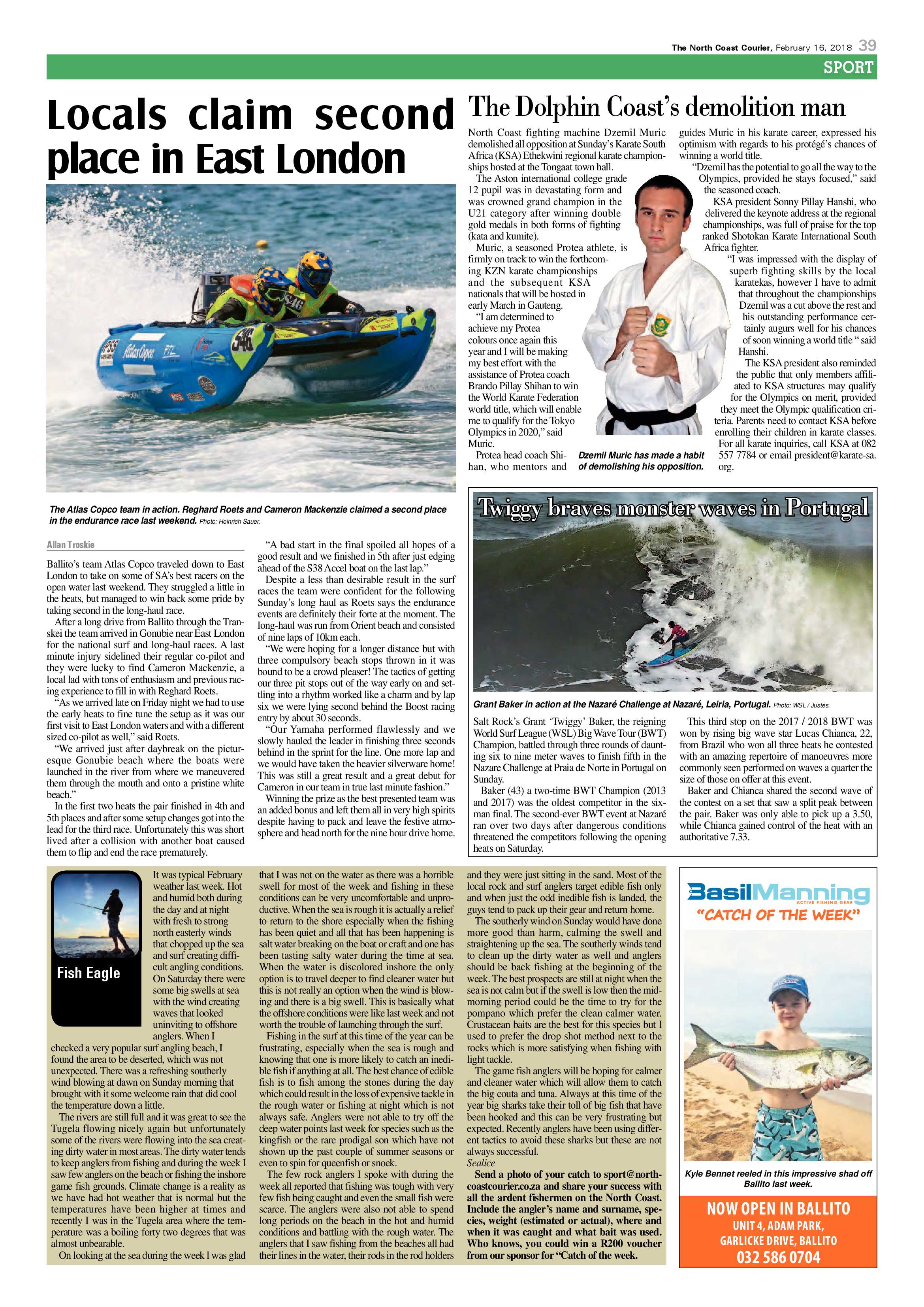 The North Coast Courier – 16 February 2018 page 39