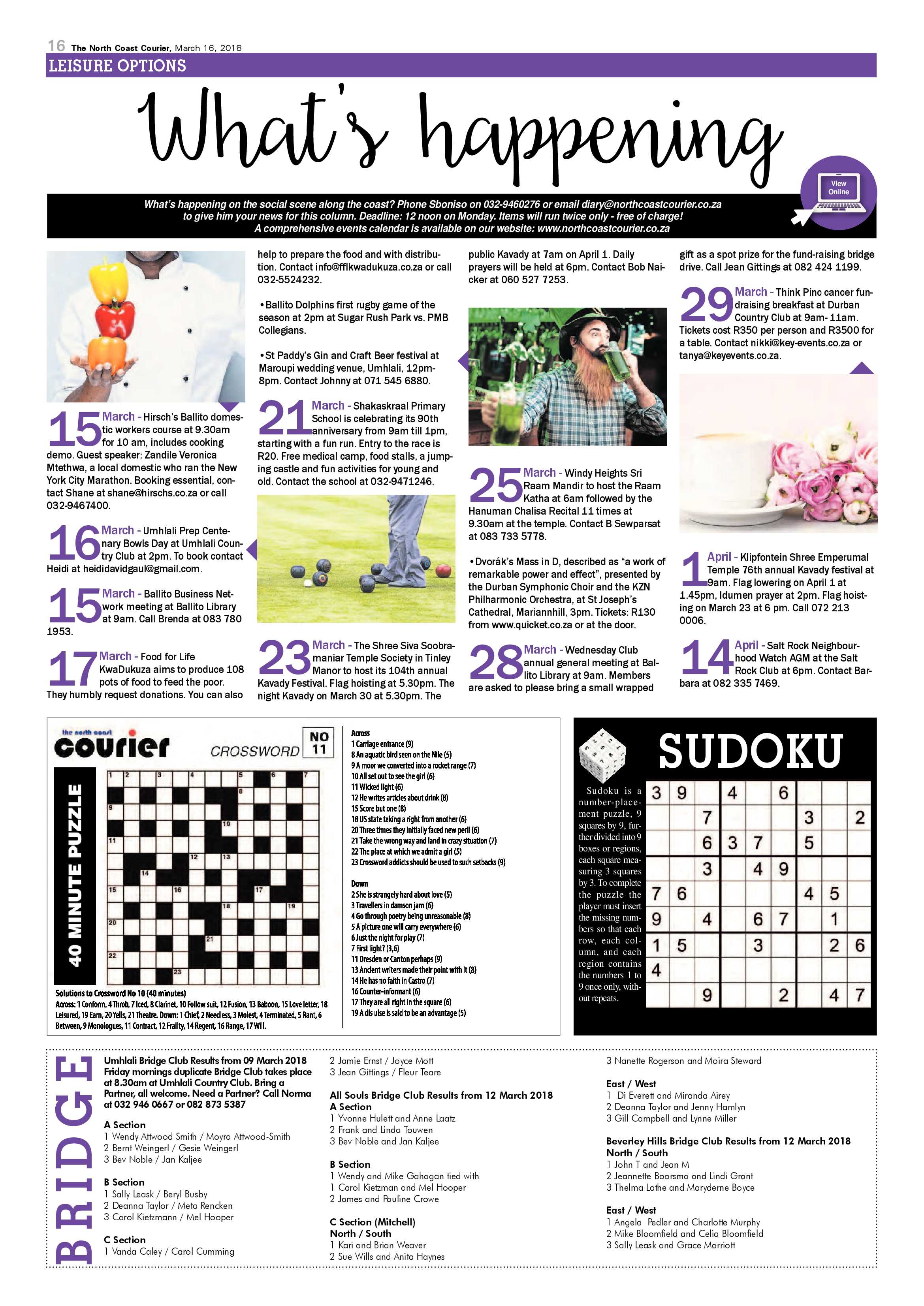 The North Coast Courier – 16 March 2018 page 16
