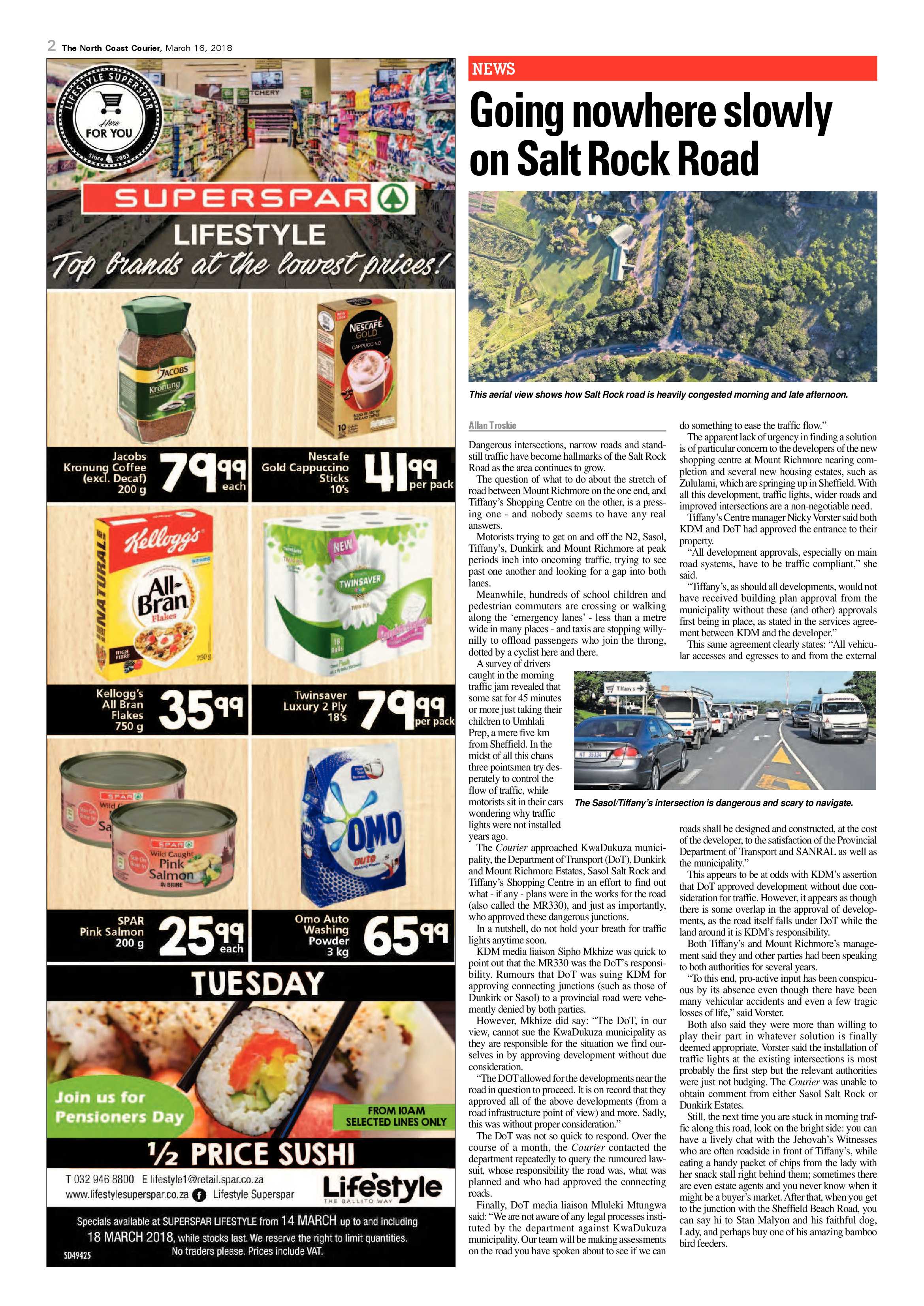 The North Coast Courier – 16 March 2018 page 2