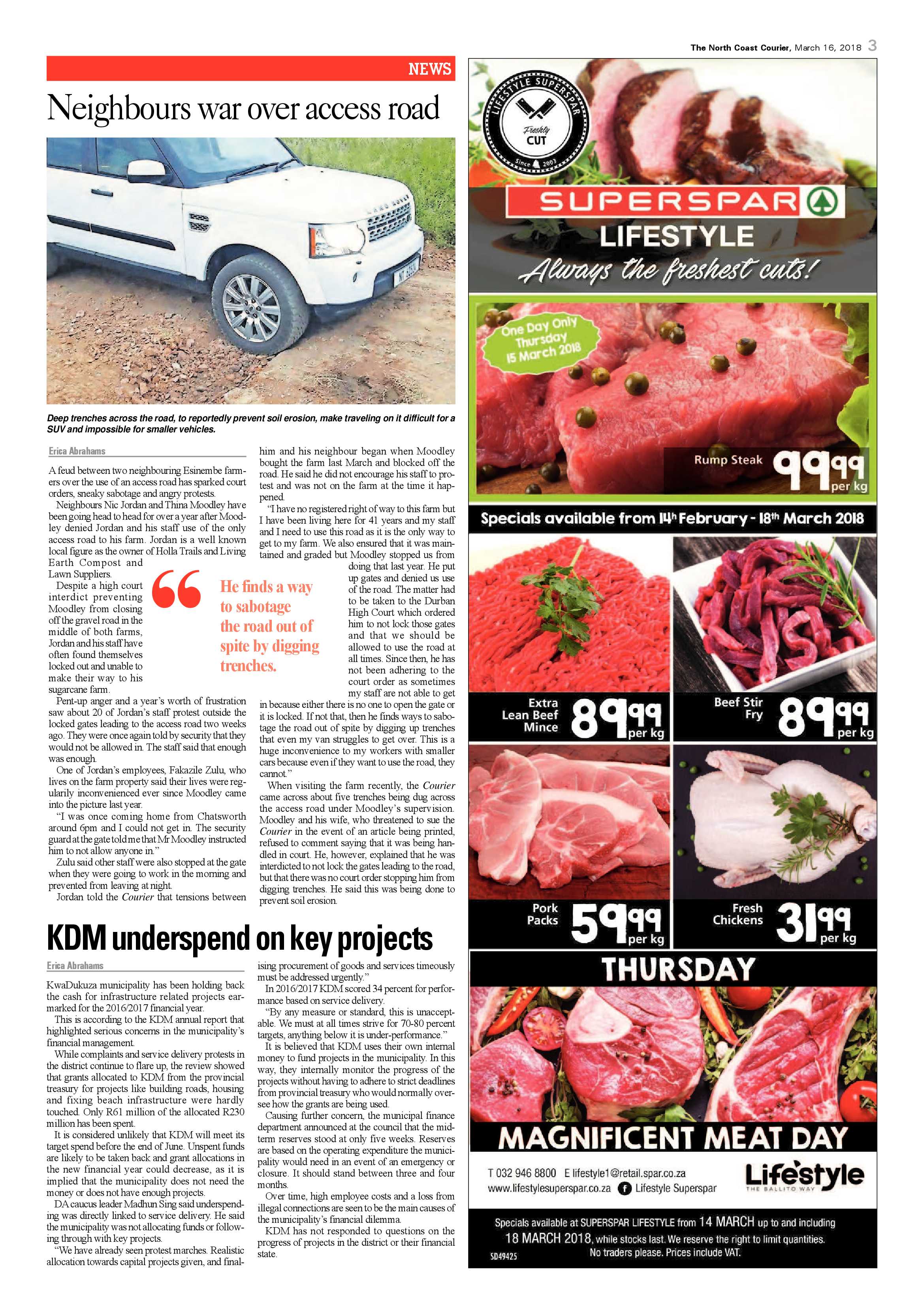 The North Coast Courier – 16 March 2018 page 3