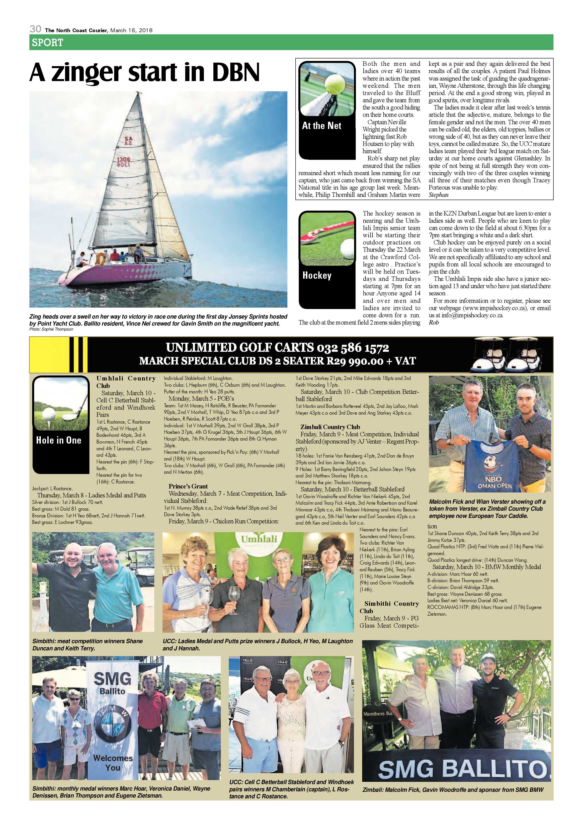 The North Coast Courier – 16 March 2018 page 30