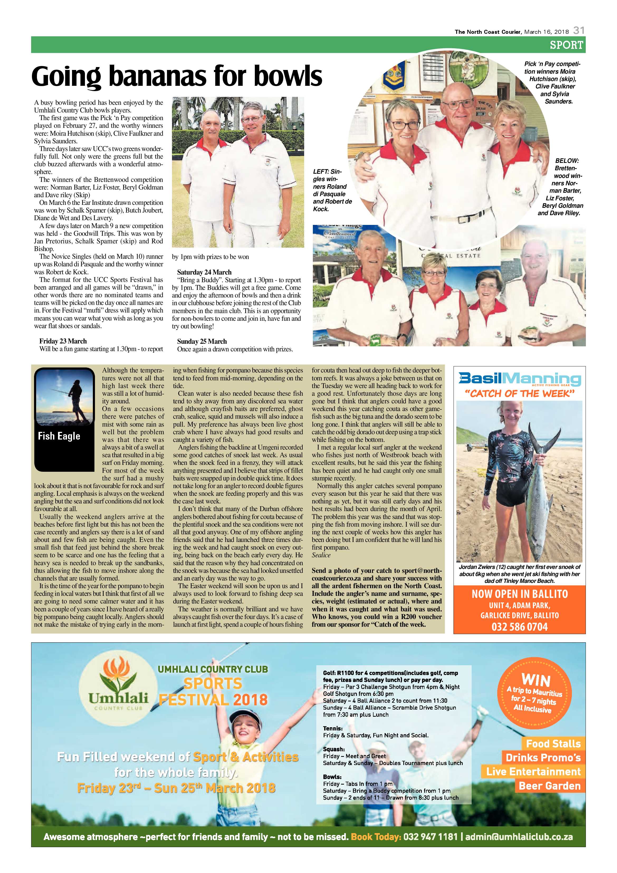 The North Coast Courier – 16 March 2018 page 31