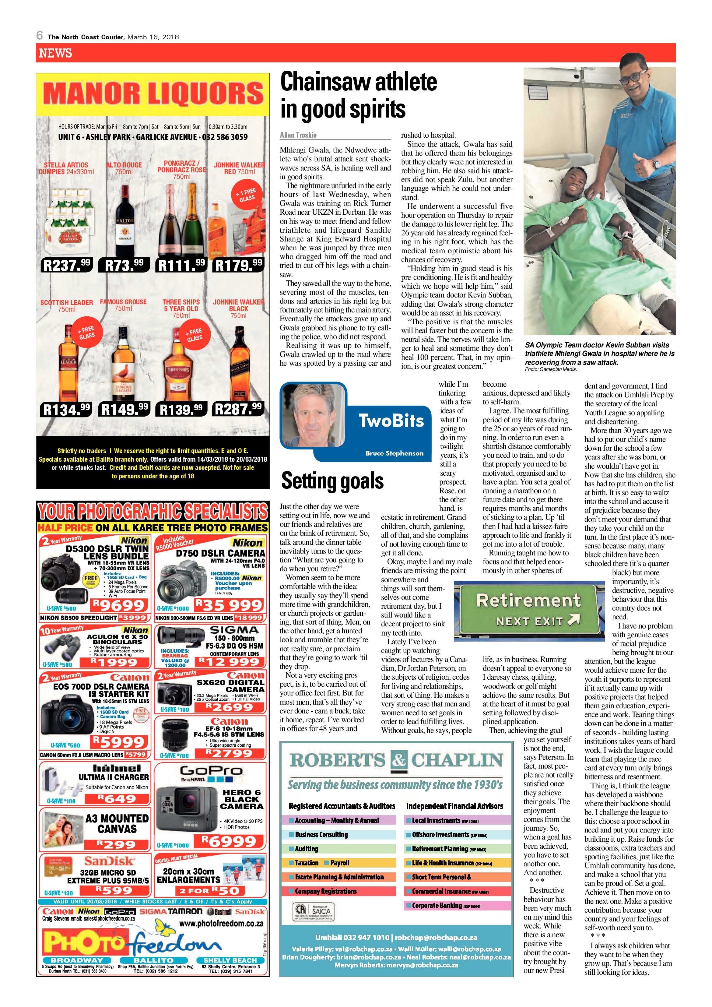 The North Coast Courier – 16 March 2018 page 6