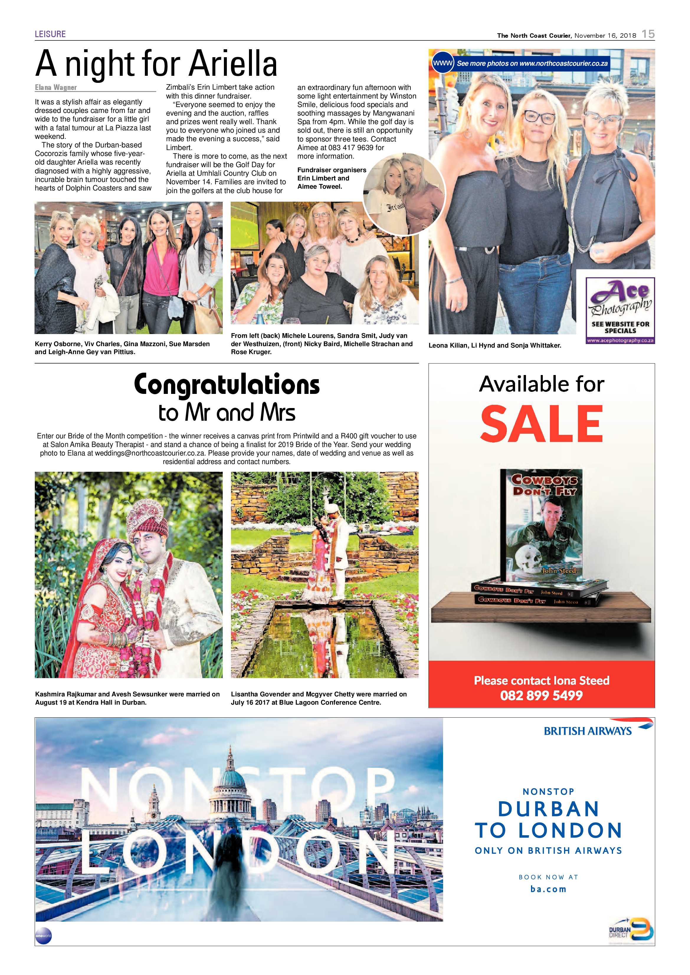 The North Coast Courier – 16 November 2018 page 15