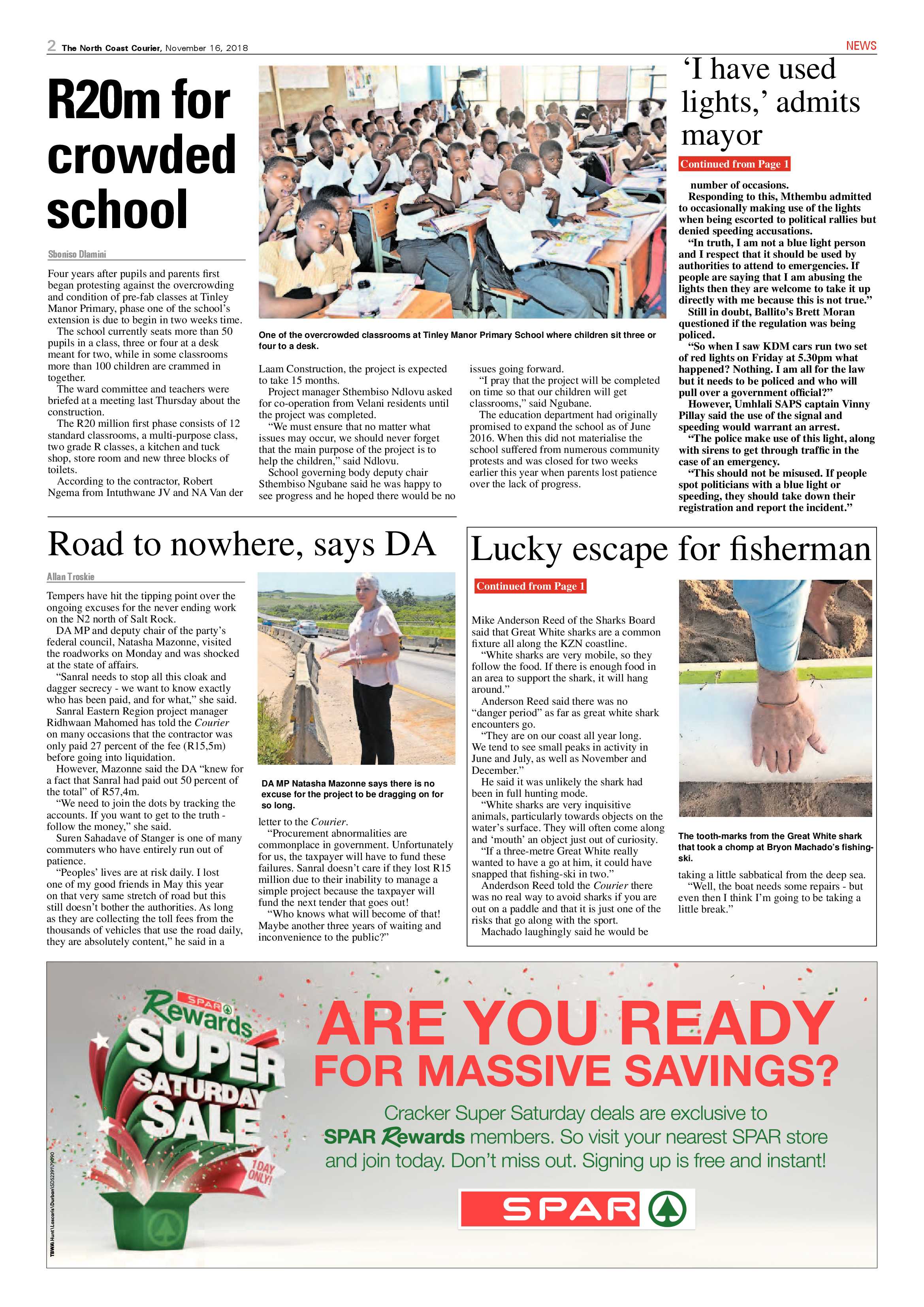 The North Coast Courier – 16 November 2018 page 2