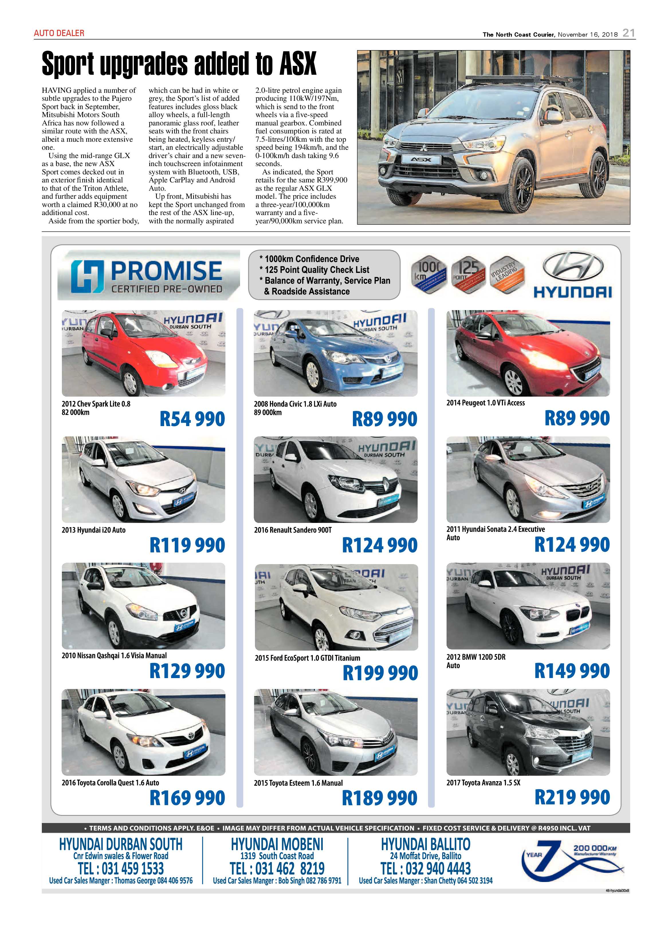 The North Coast Courier – 16 November 2018 page 21