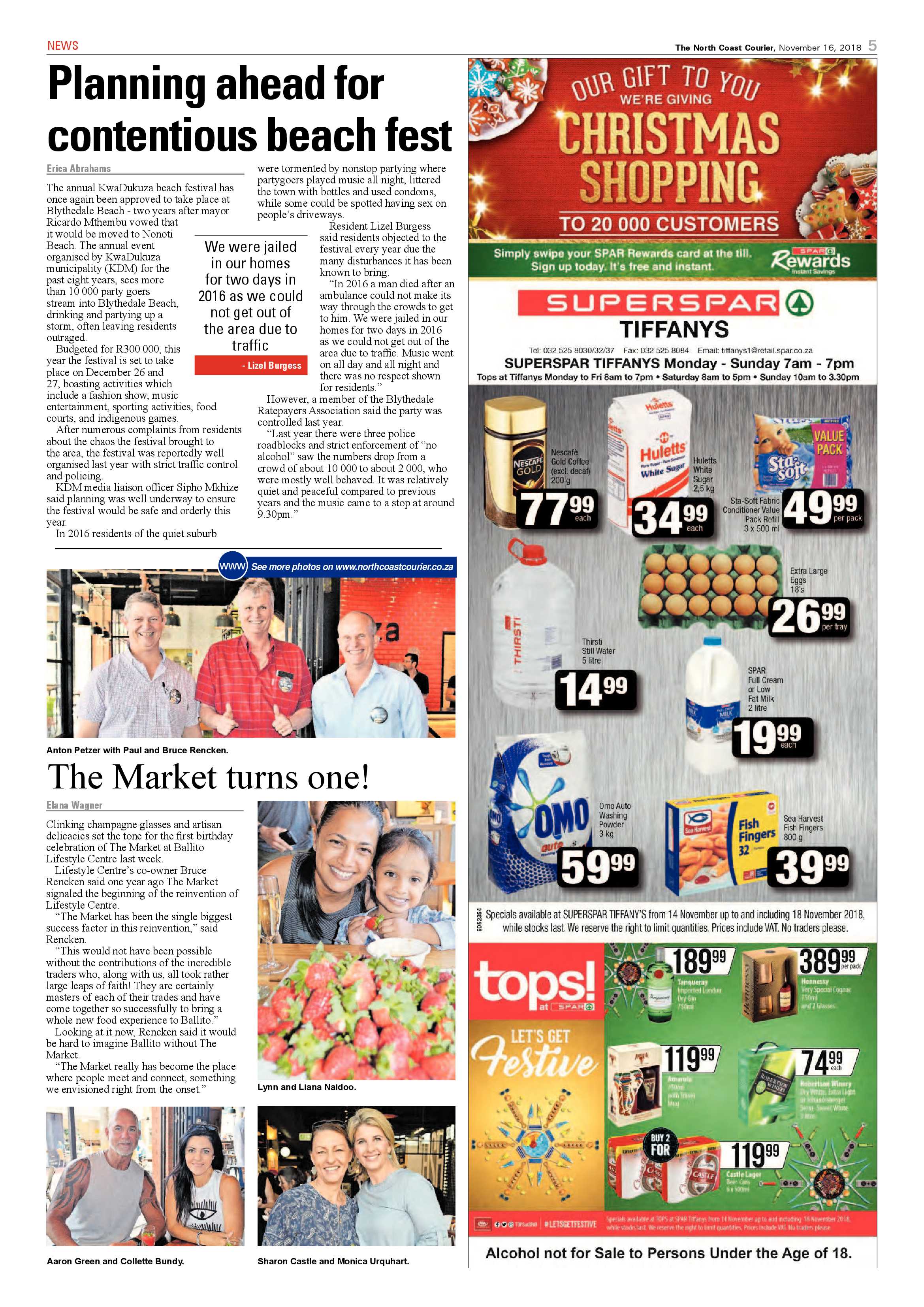 The North Coast Courier – 16 November 2018 page 5