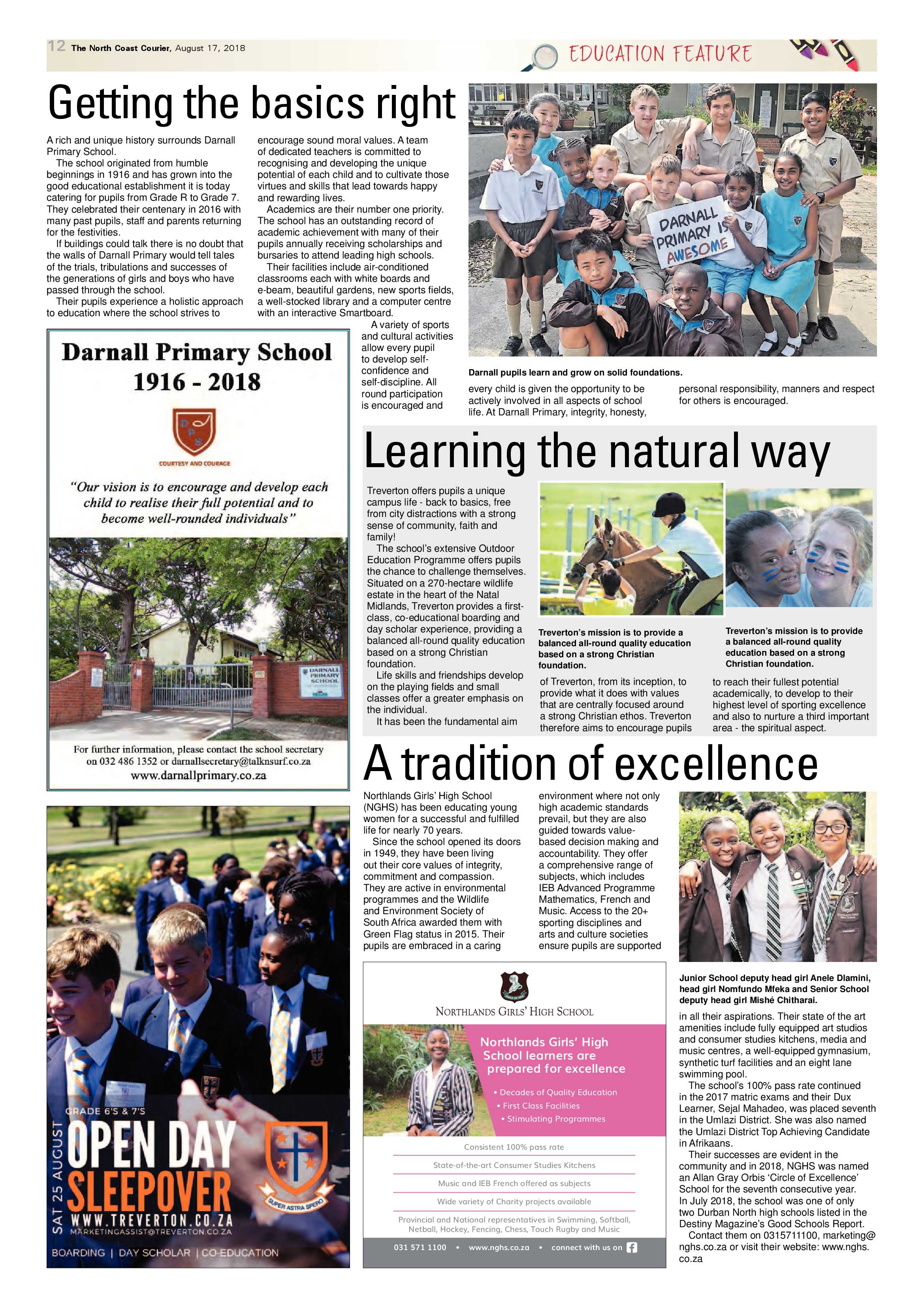The North Coast Courier – 17 August 2018 page 12