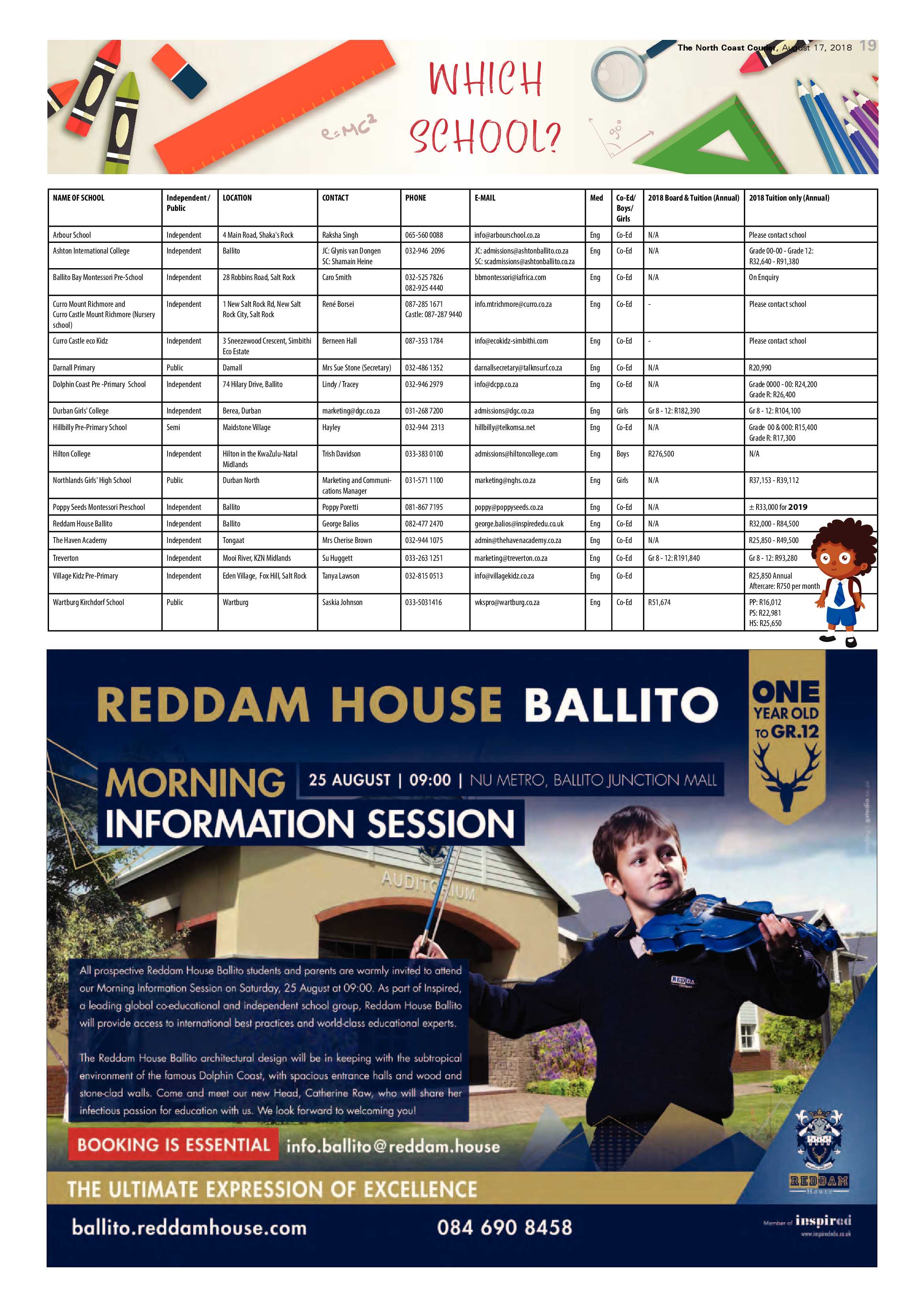 The North Coast Courier – 17 August 2018 page 19