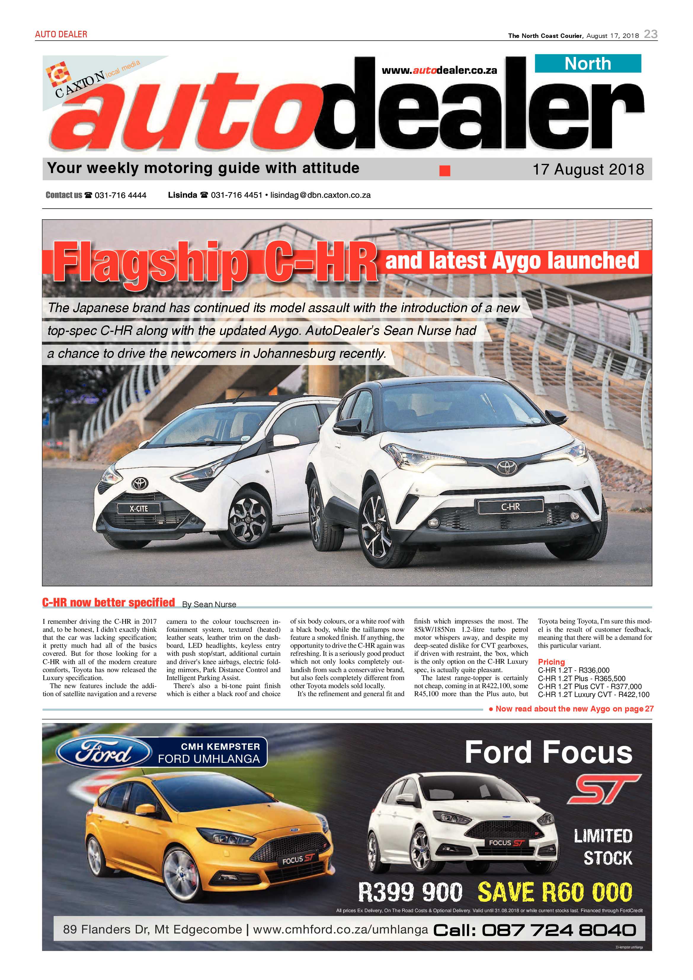 The North Coast Courier – 17 August 2018 page 23