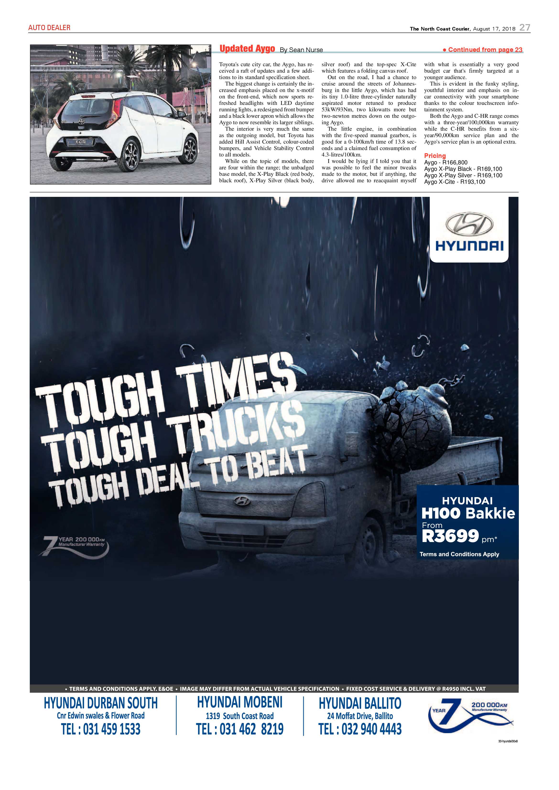 The North Coast Courier – 17 August 2018 page 27