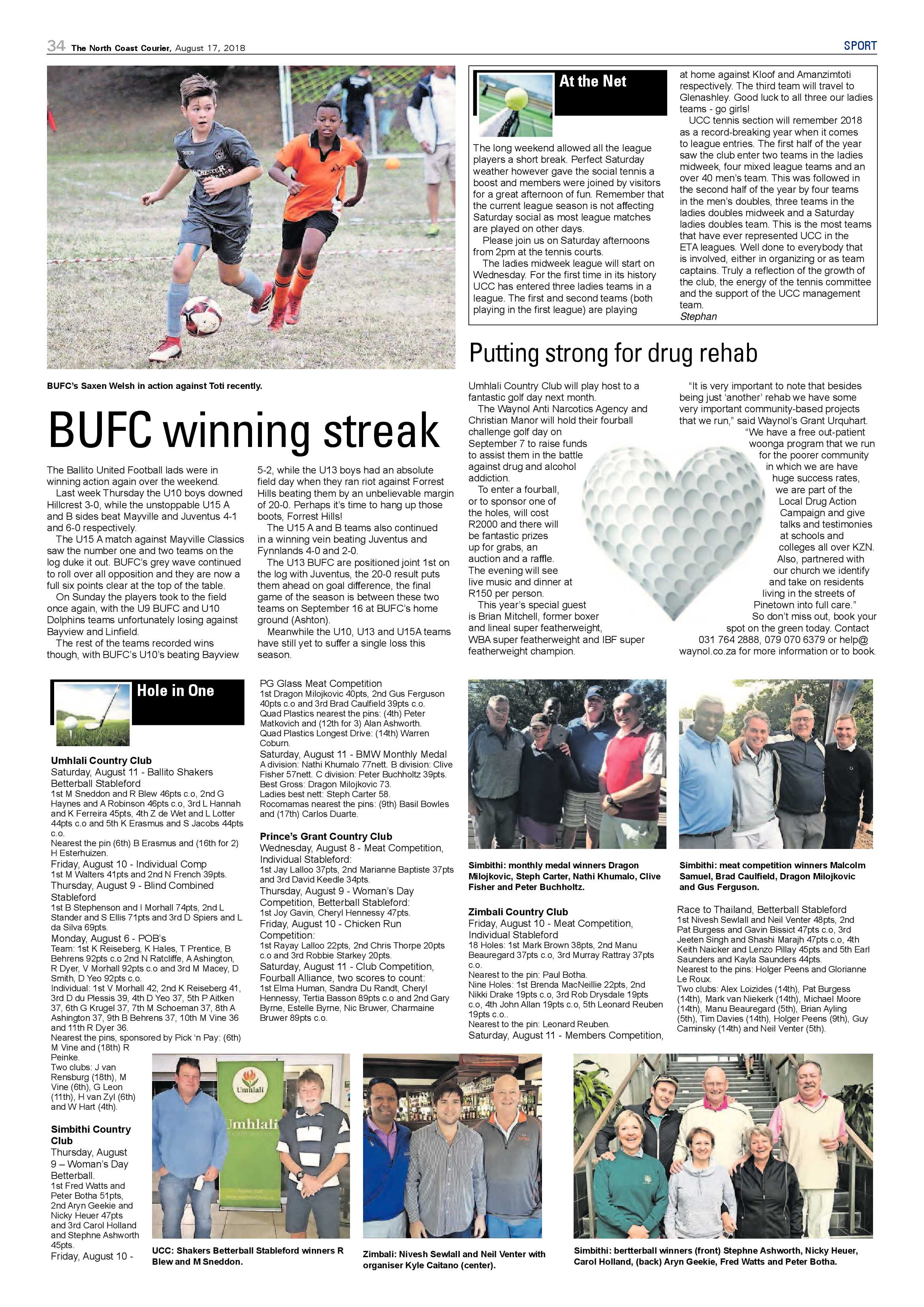 The North Coast Courier – 17 August 2018 page 34