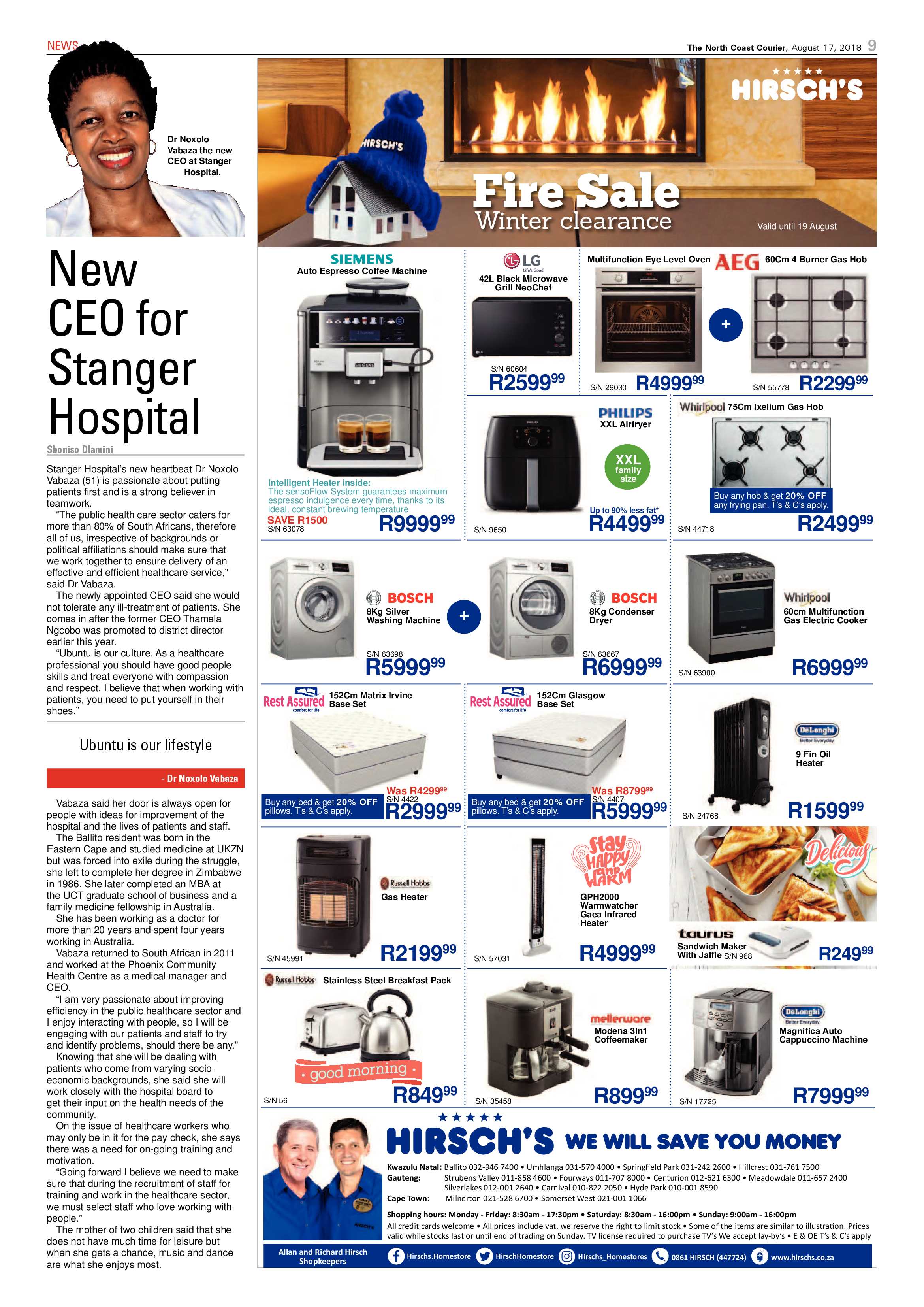 The North Coast Courier – 17 August 2018 page 9