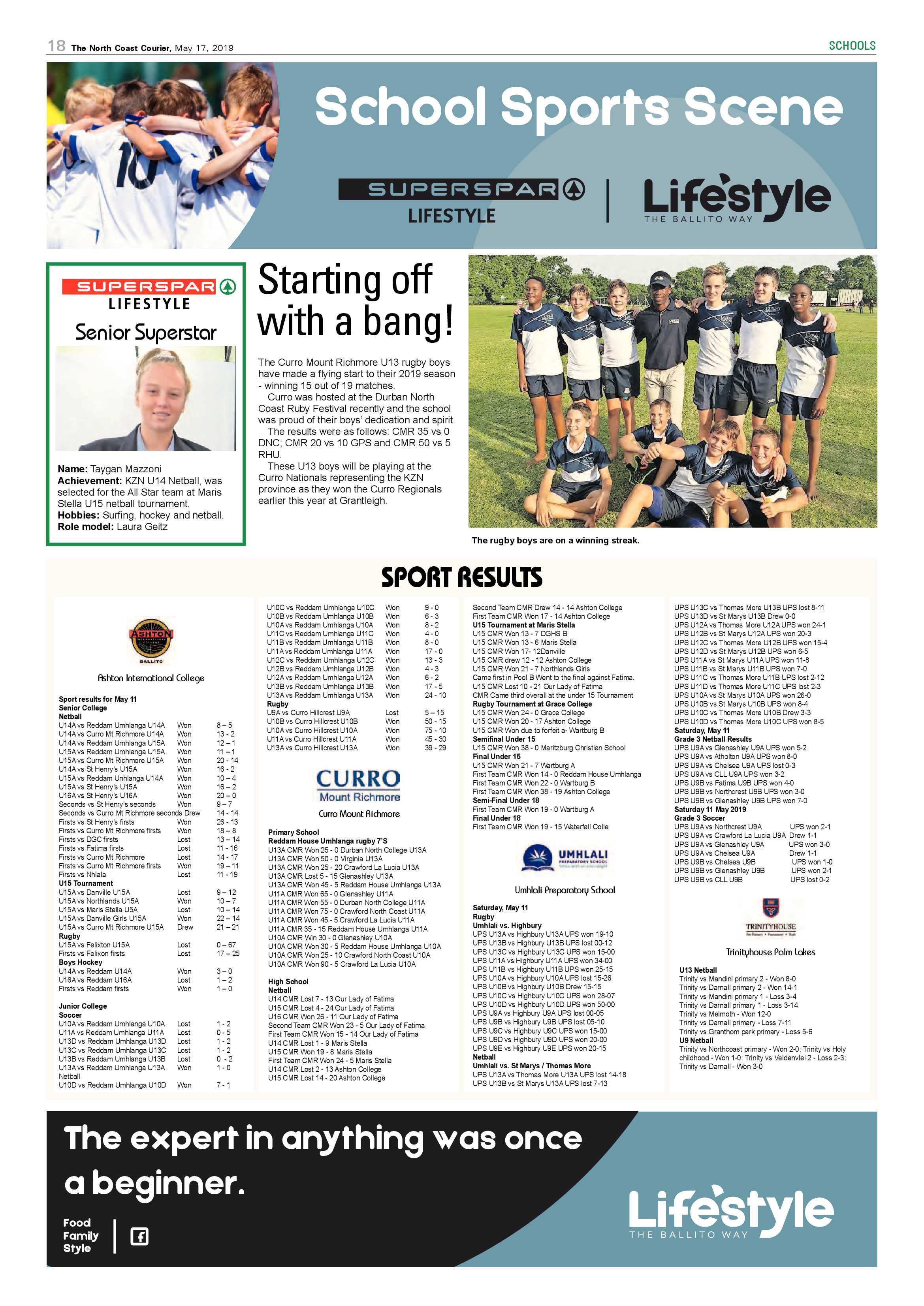 The North Coast Courier- 17 May 2019 page 18