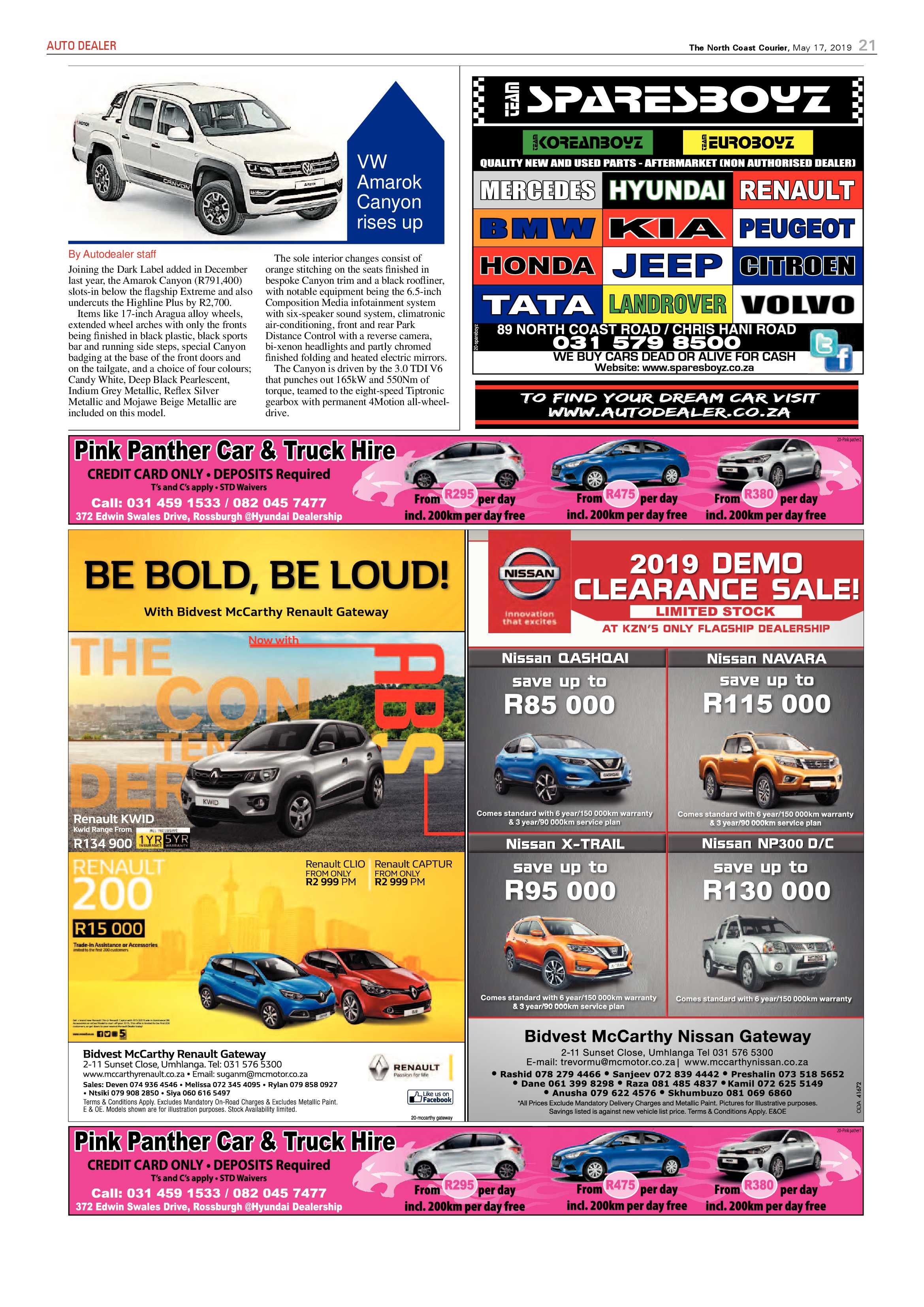 The North Coast Courier- 17 May 2019 page 21