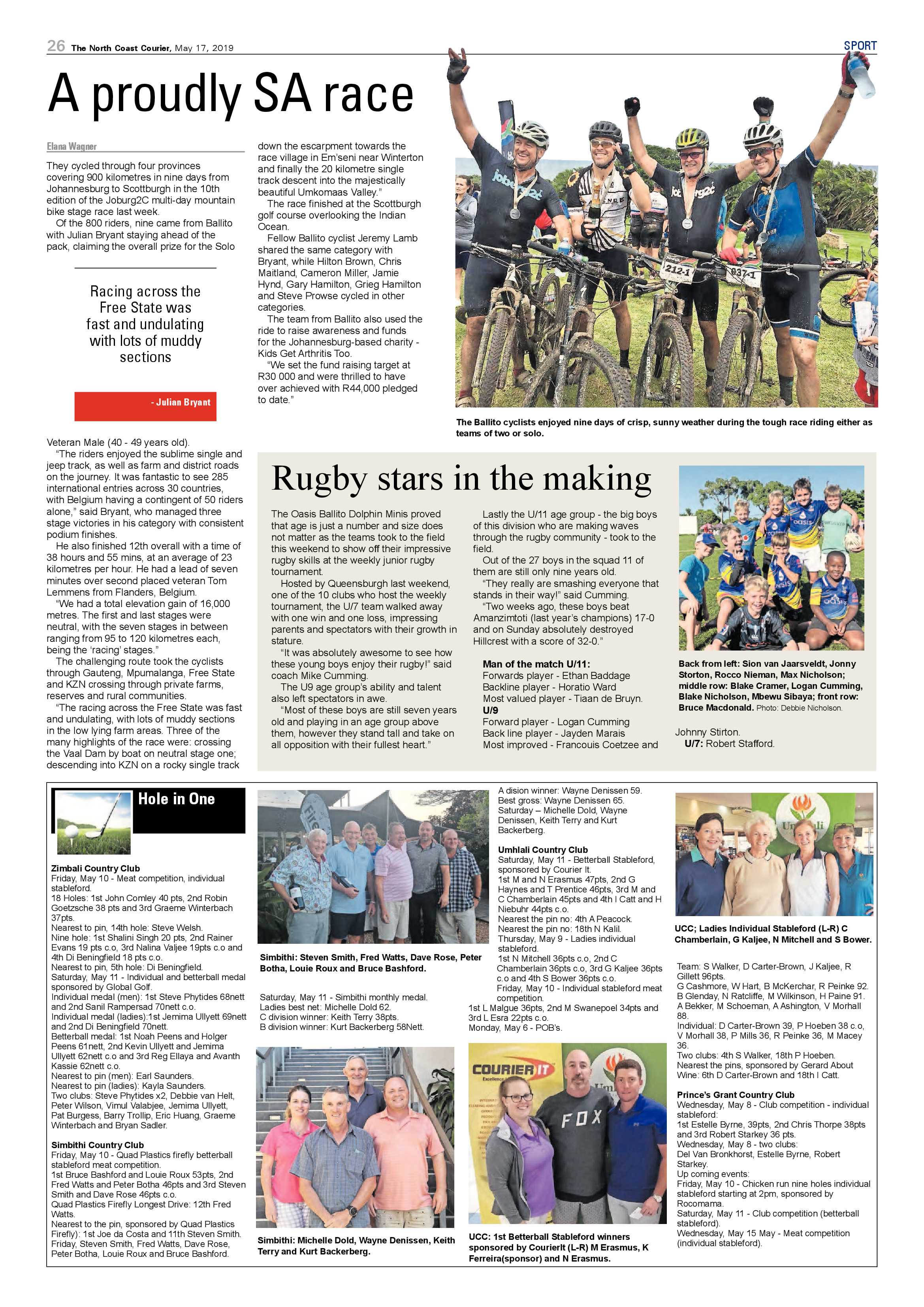 The North Coast Courier- 17 May 2019 page 26
