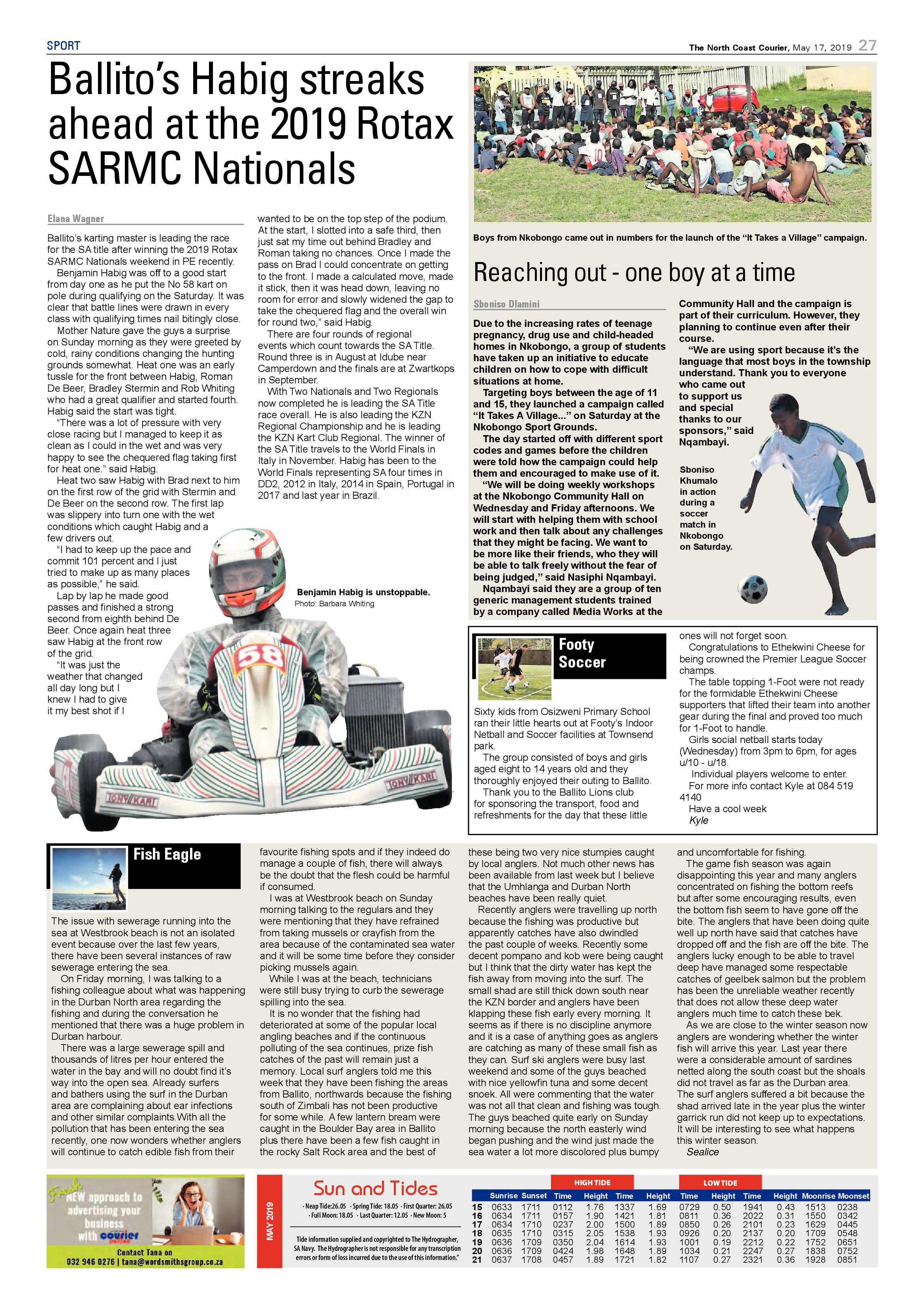 The North Coast Courier- 17 May 2019 page 27