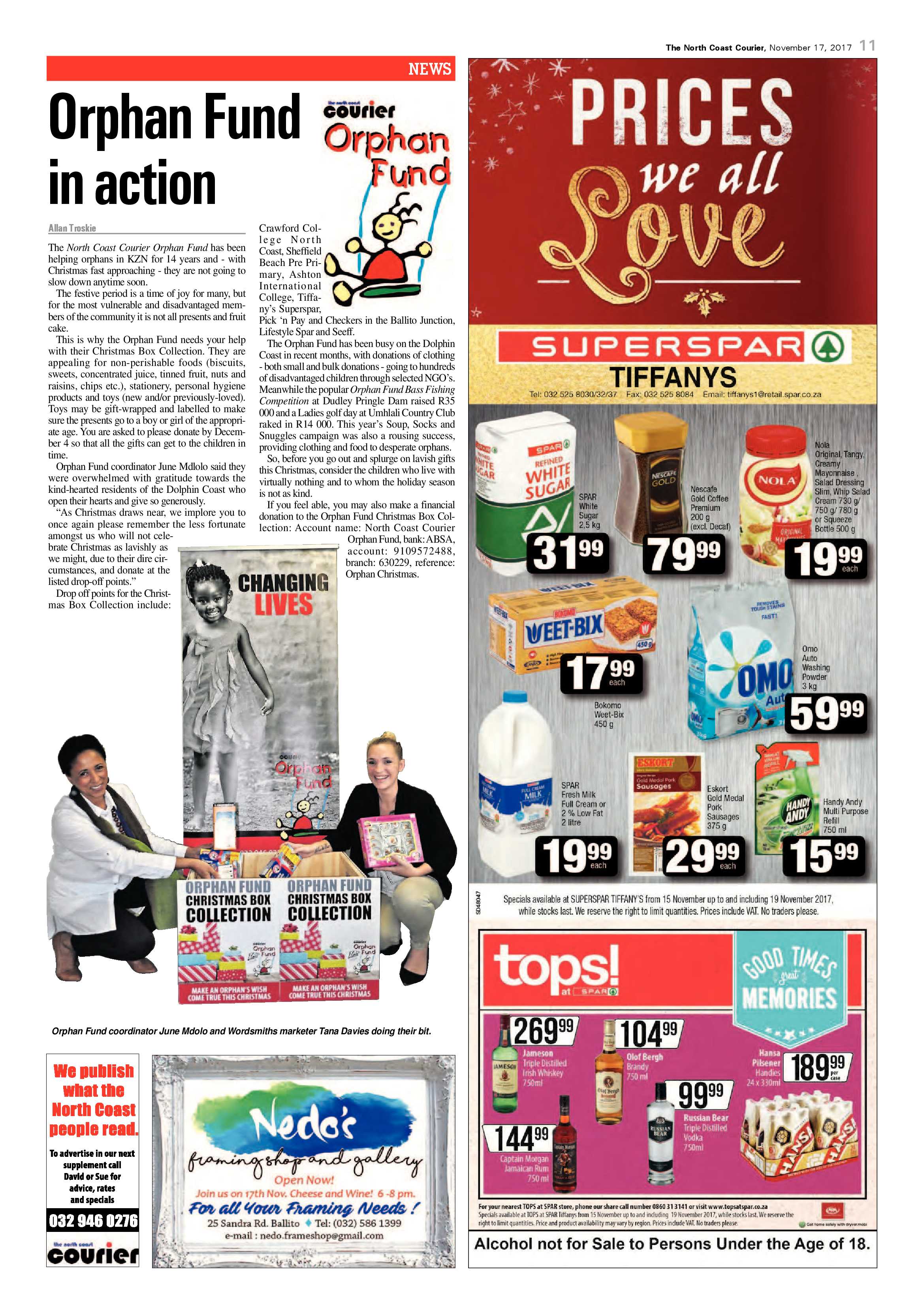 The North Coast Courier – 17 November 2017 page 11