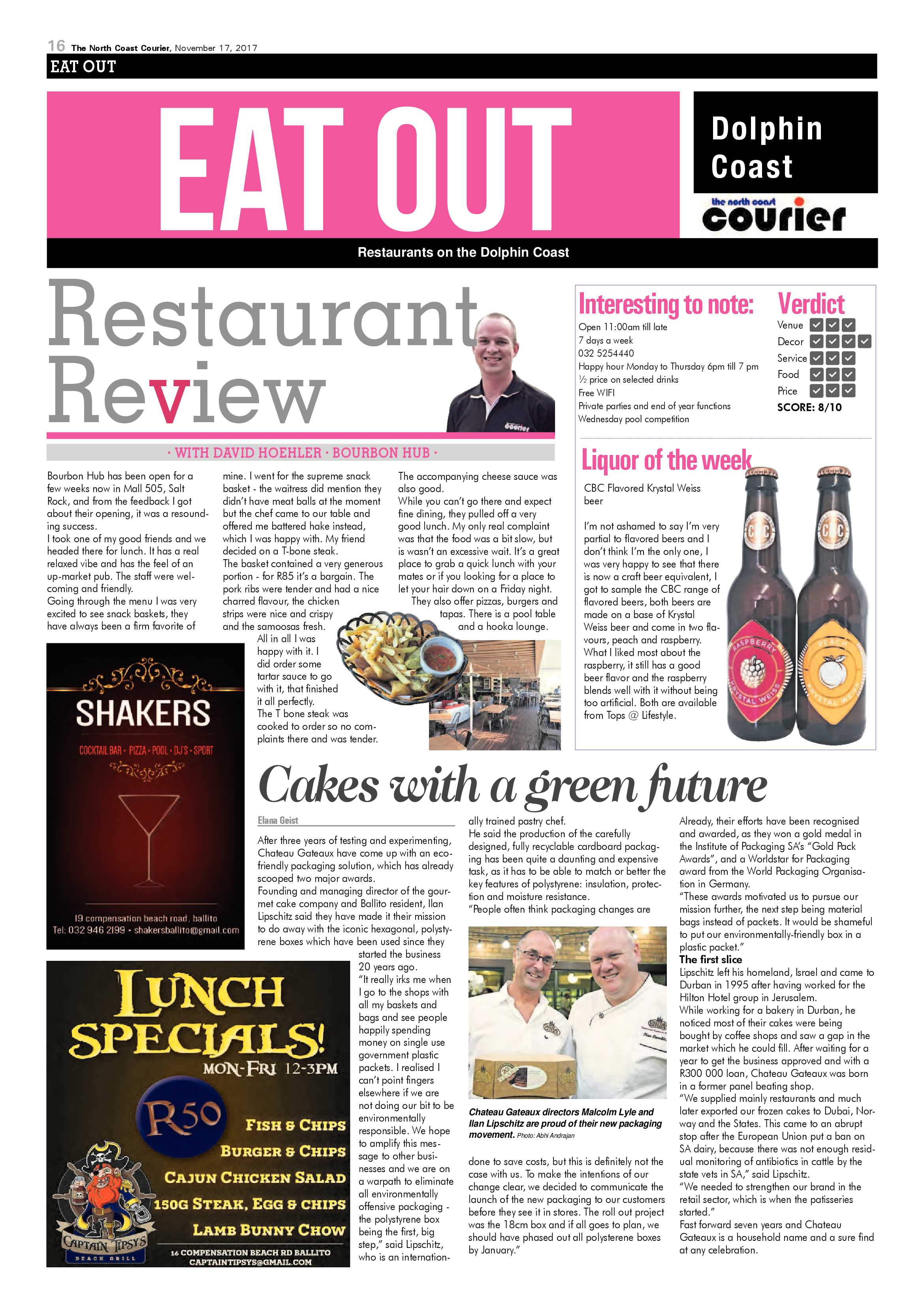 The North Coast Courier – 17 November 2017 page 16
