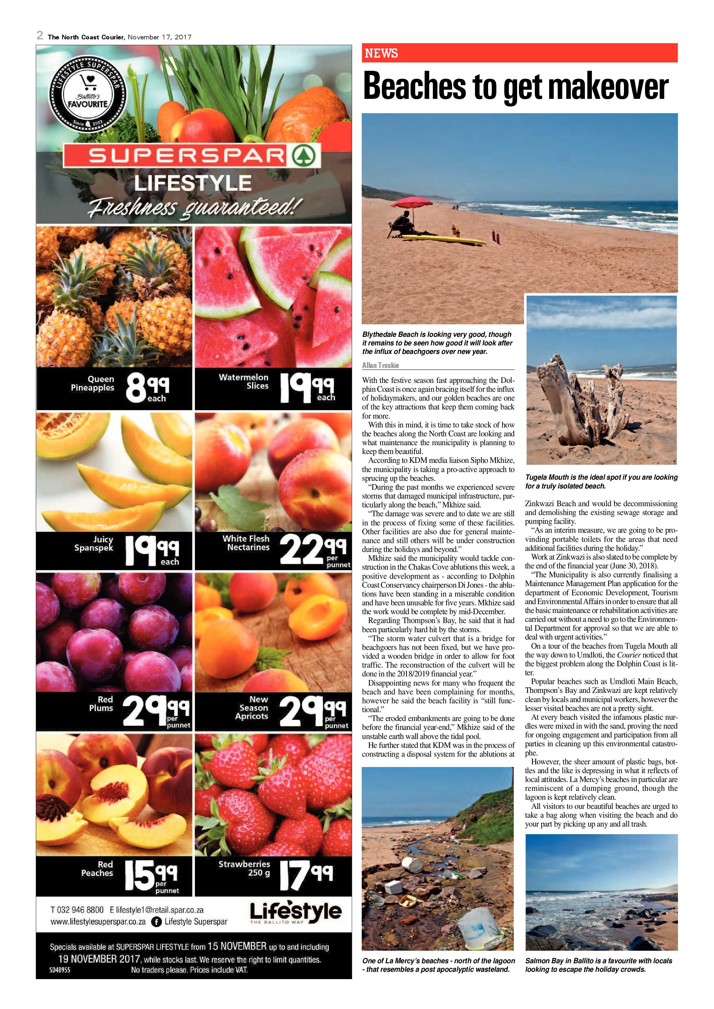 The North Coast Courier – 17 November 2017 page 2