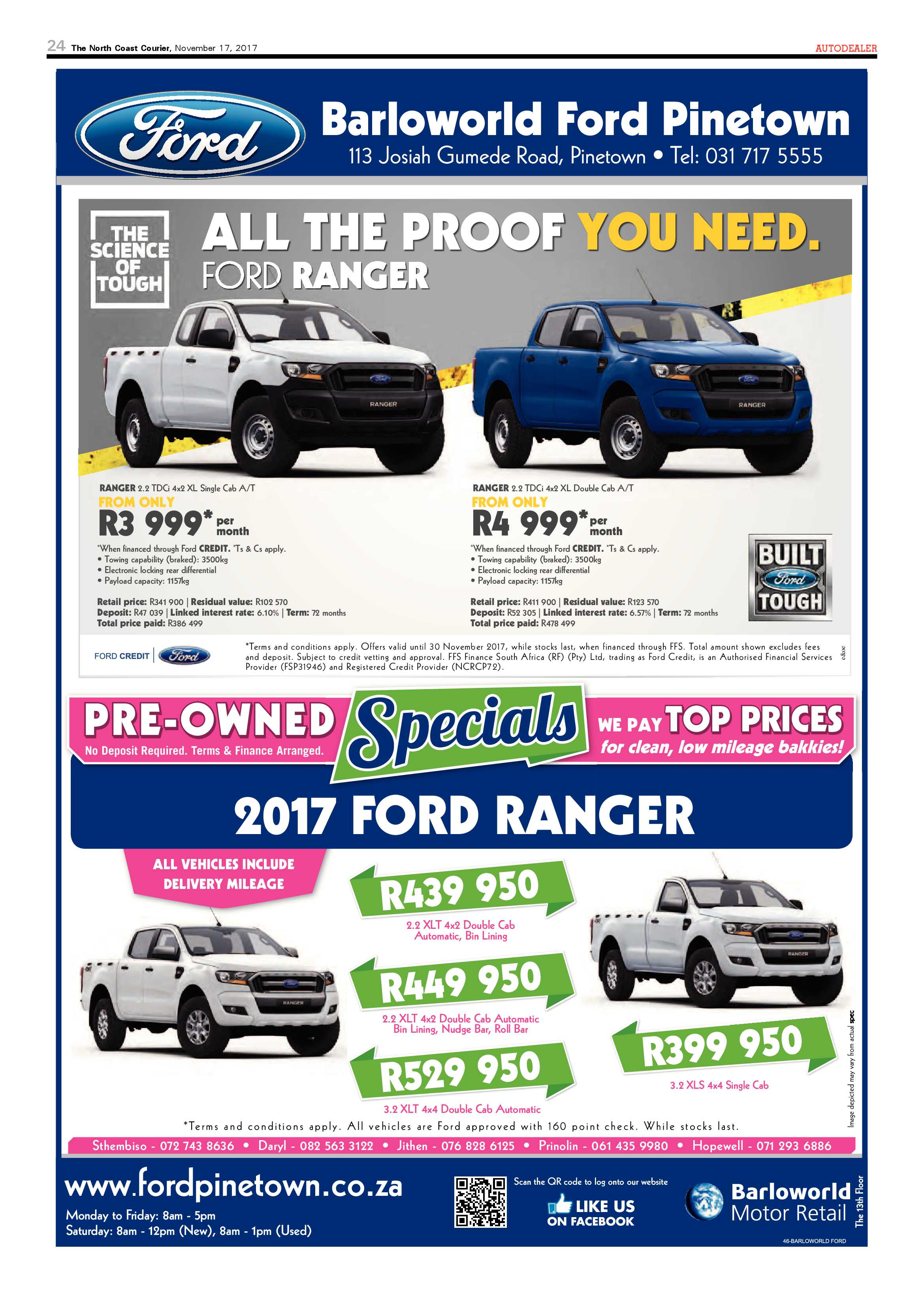 The North Coast Courier – 17 November 2017 page 24