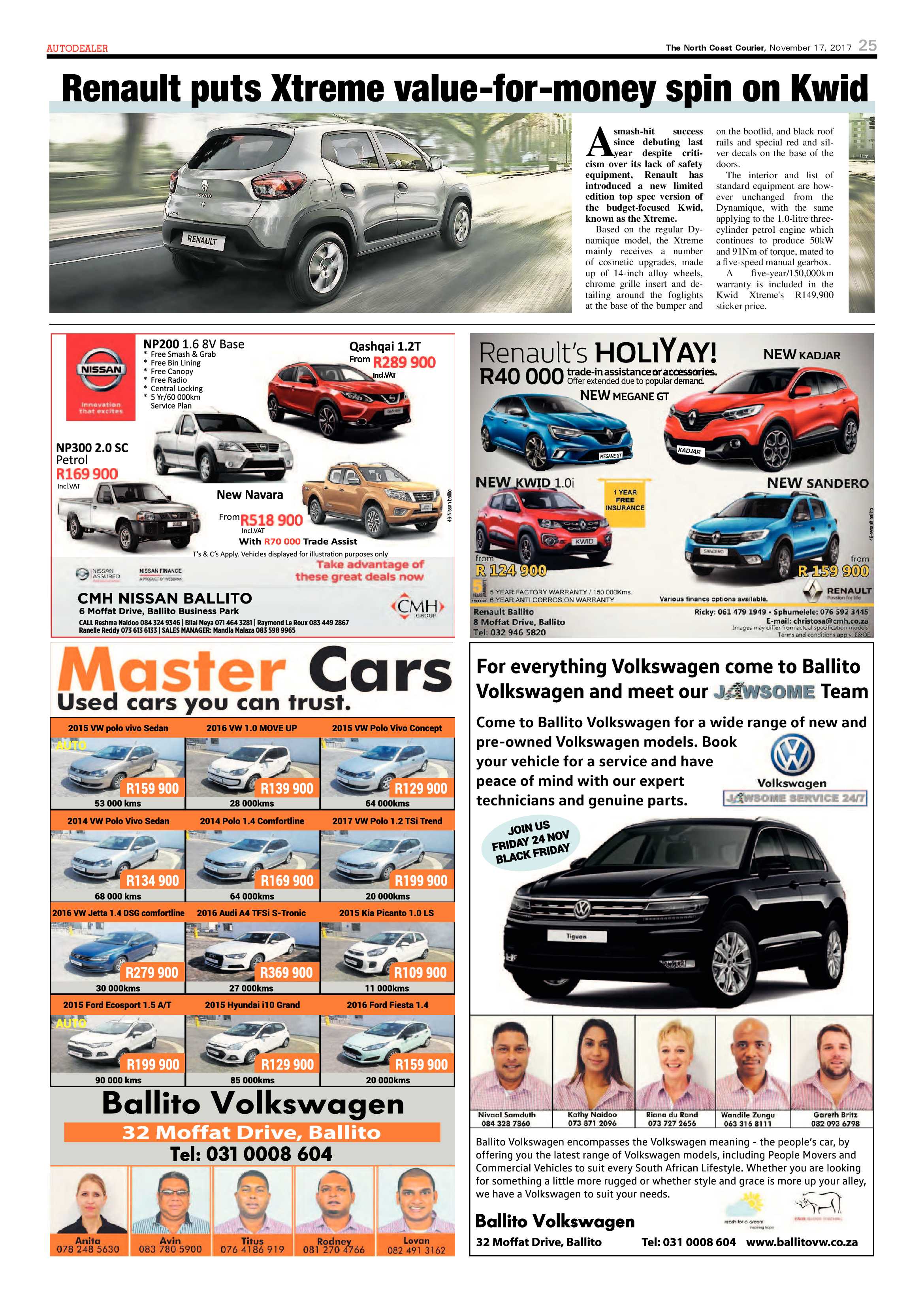 The North Coast Courier – 17 November 2017 page 25
