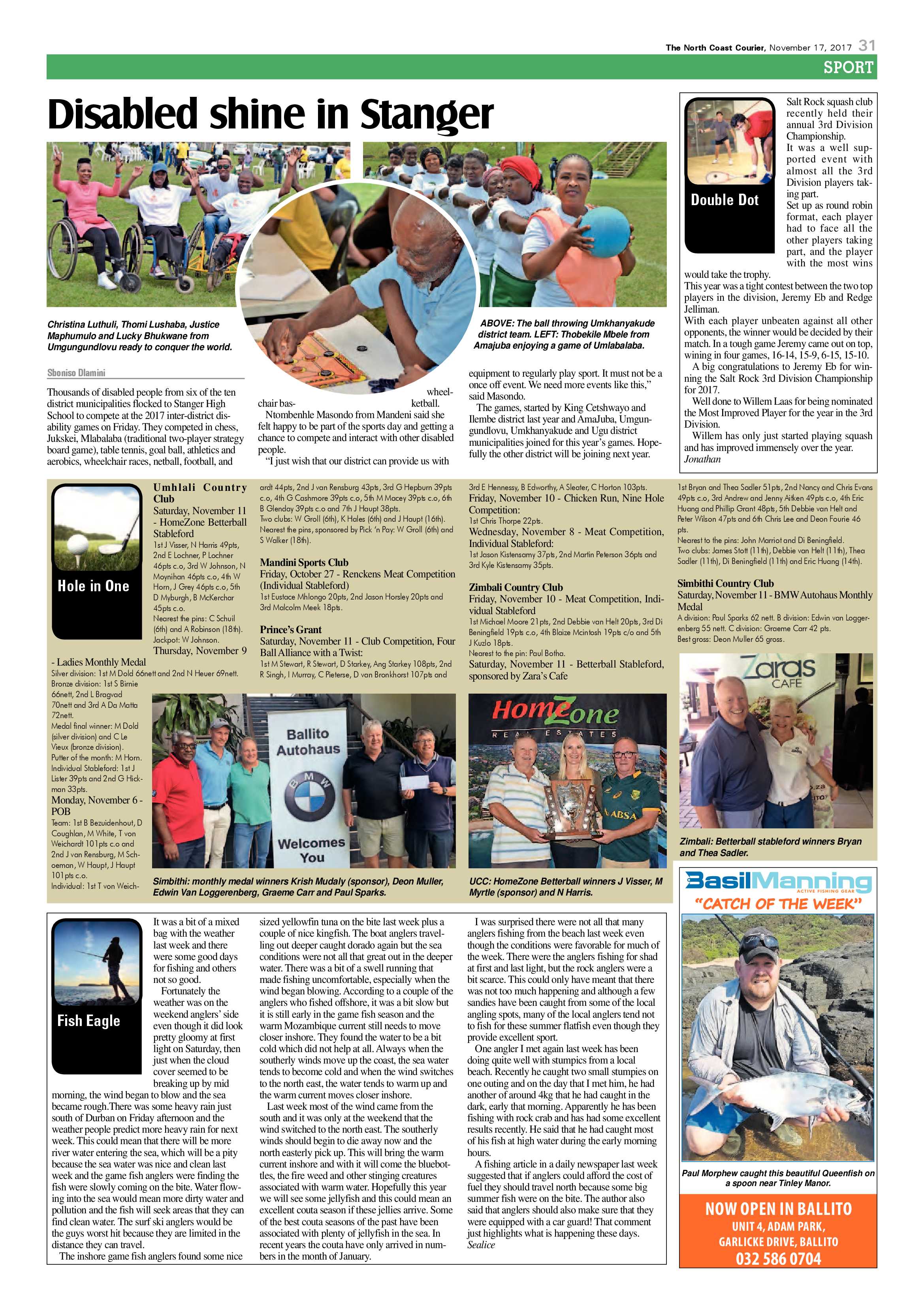 The North Coast Courier – 17 November 2017 page 31