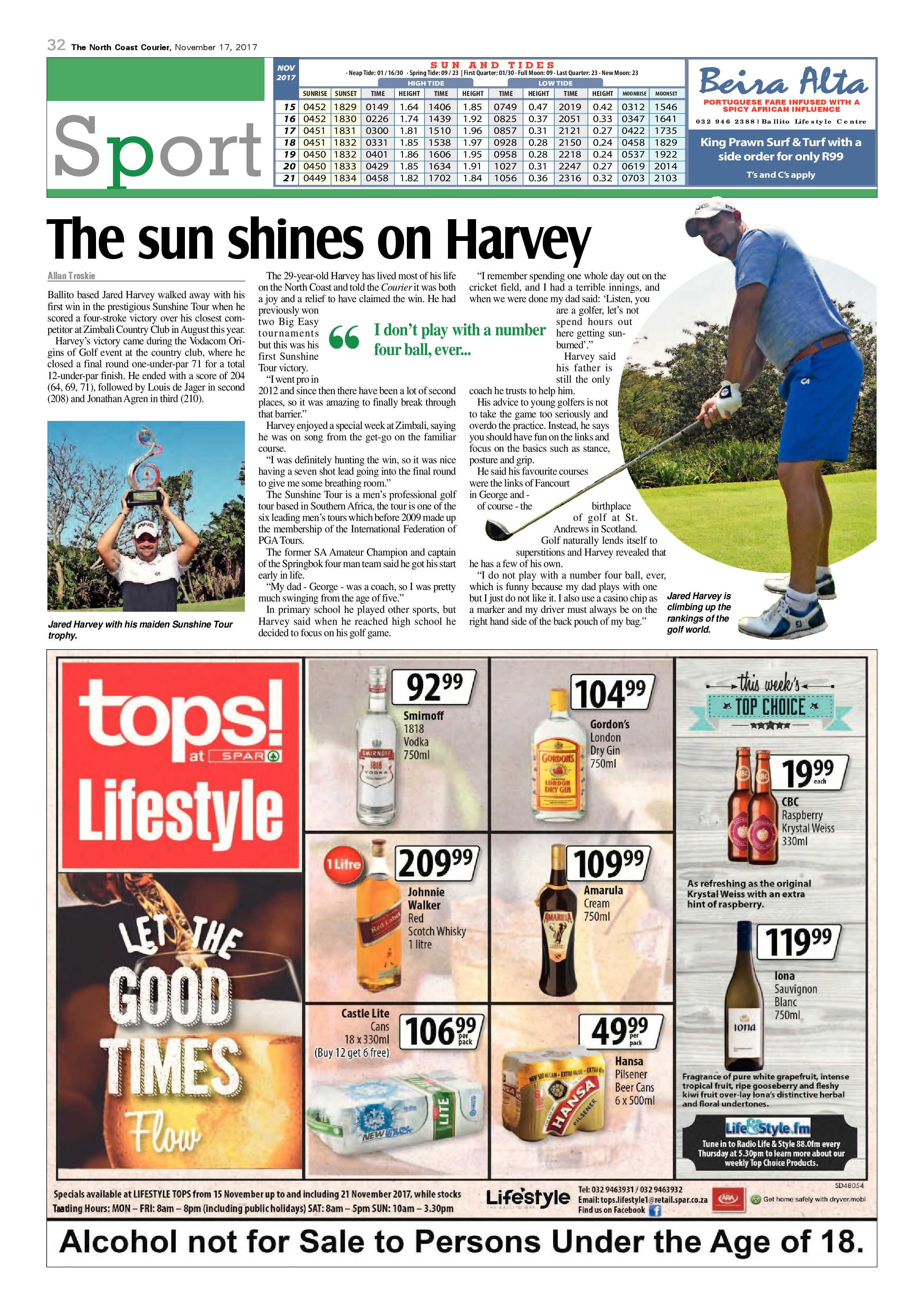 The North Coast Courier – 17 November 2017 page 32