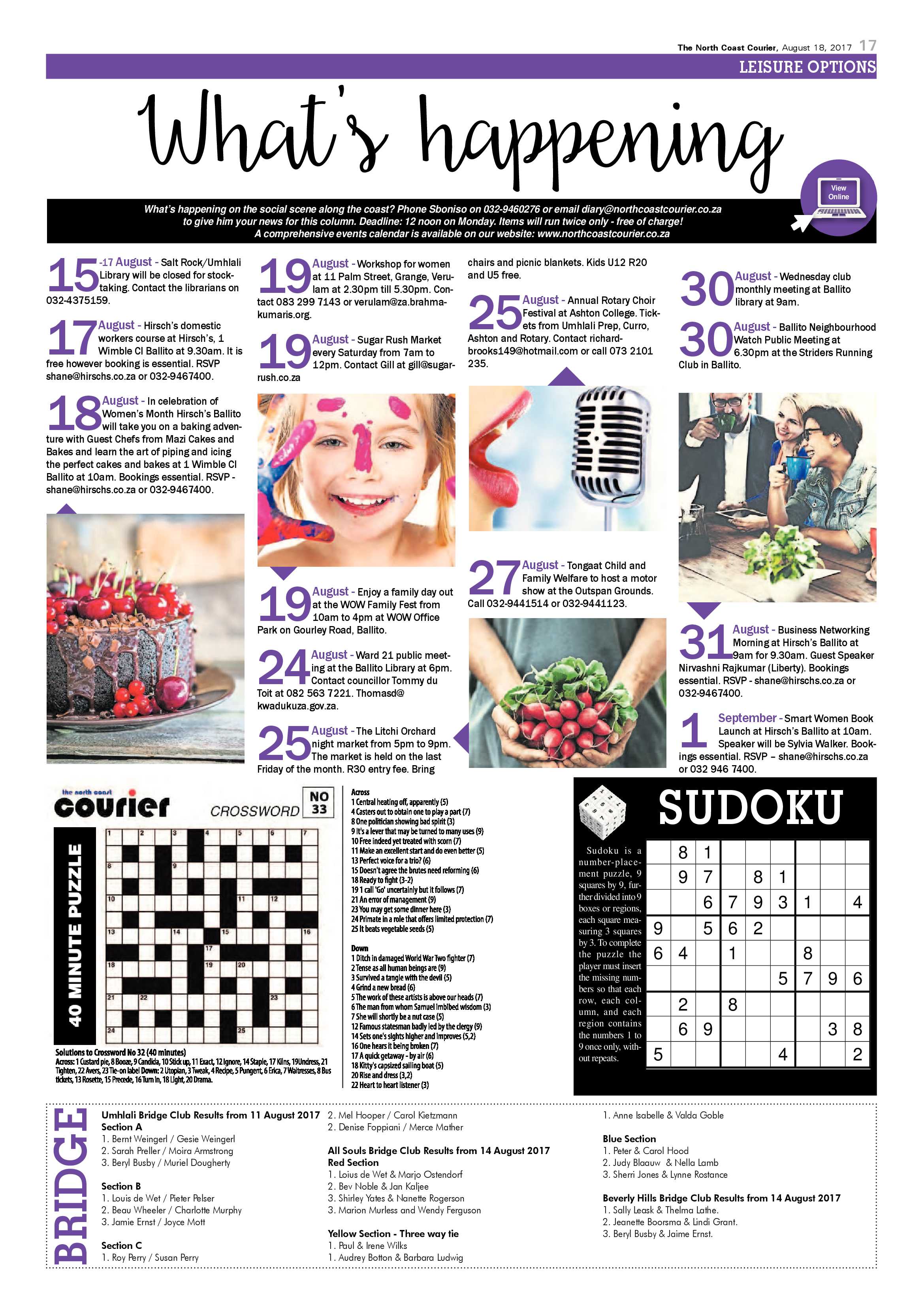 The North Coast Courier – 18 August 2017 page 17