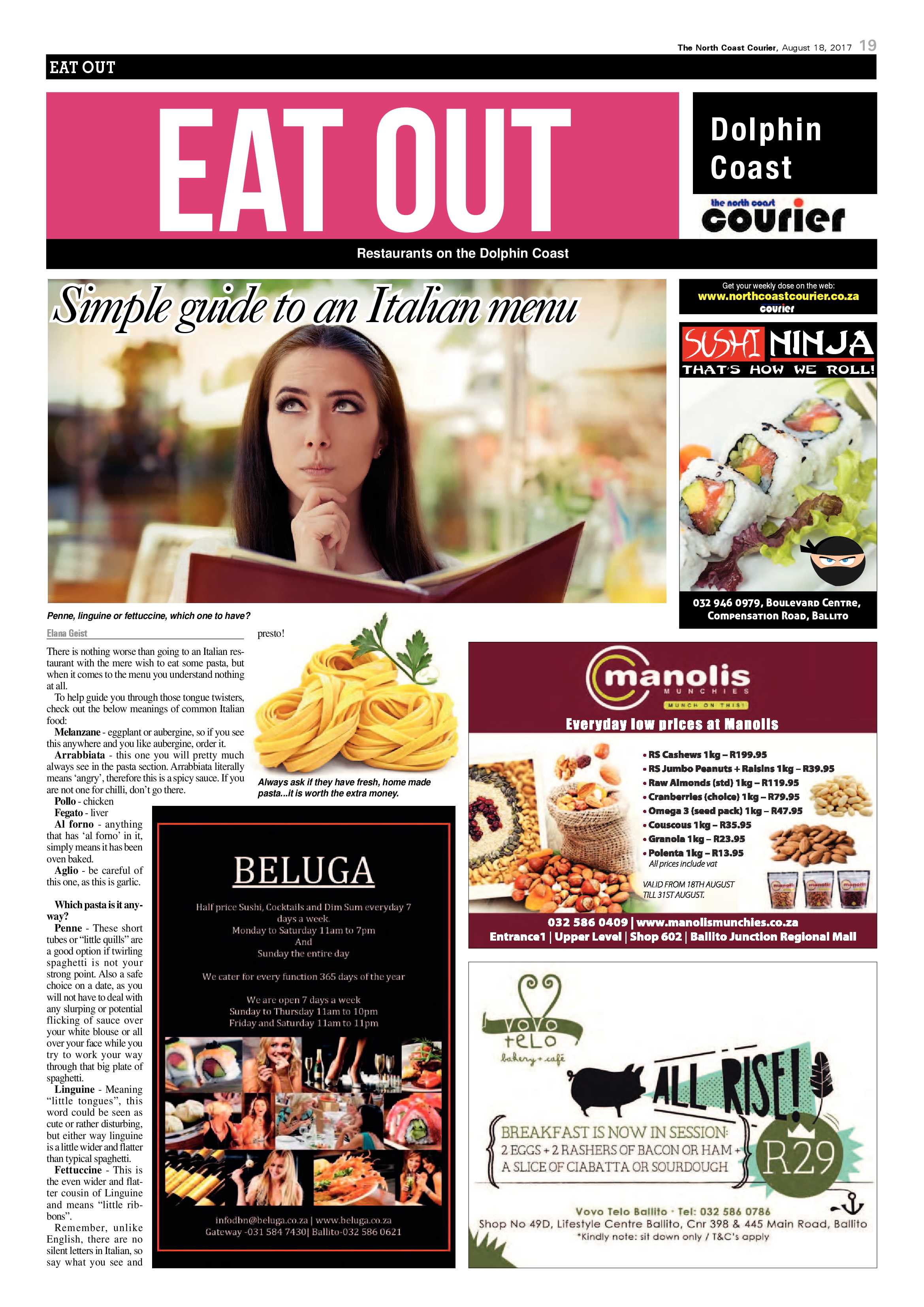 The North Coast Courier – 18 August 2017 page 19
