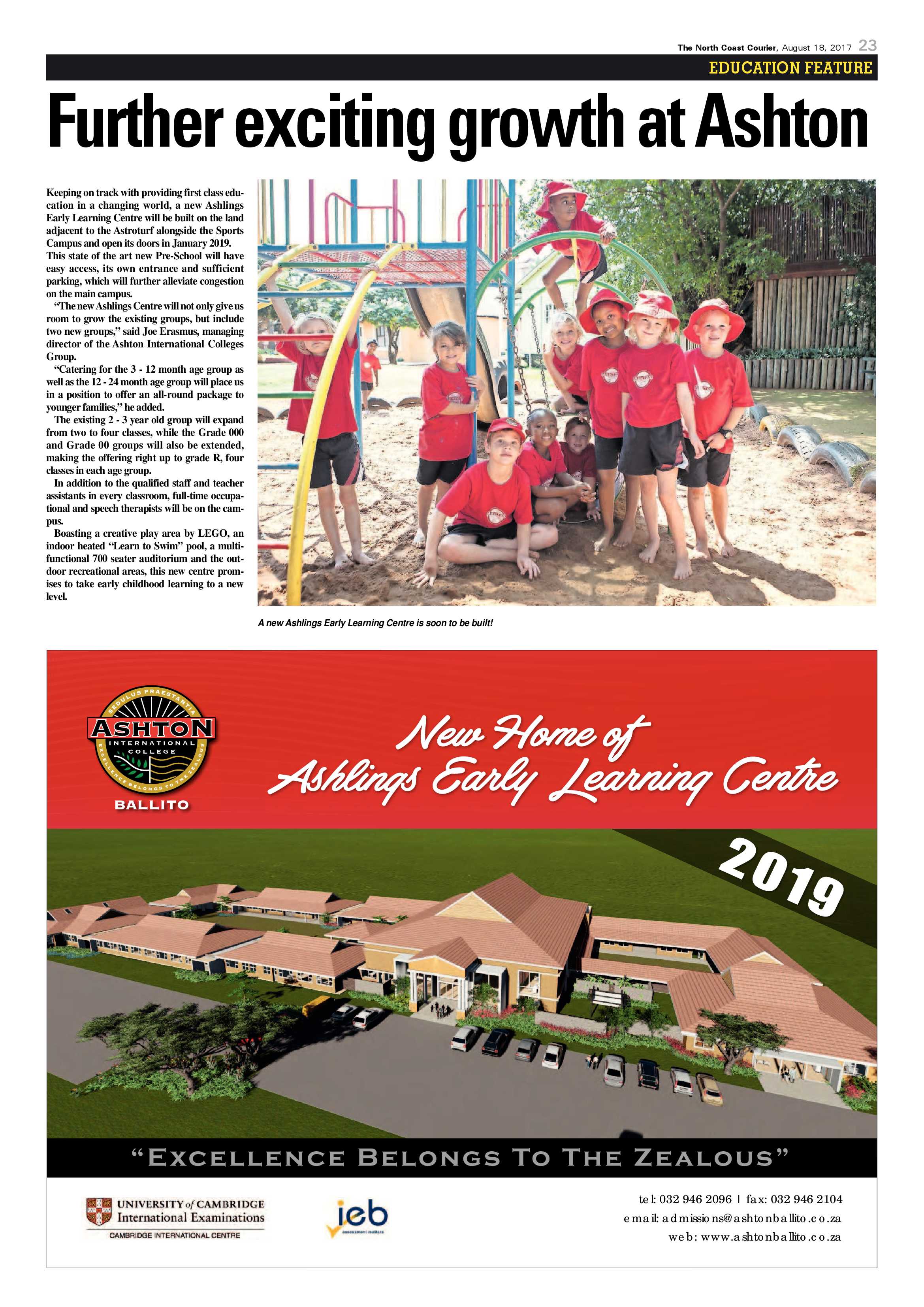 The North Coast Courier – 18 August 2017 page 23
