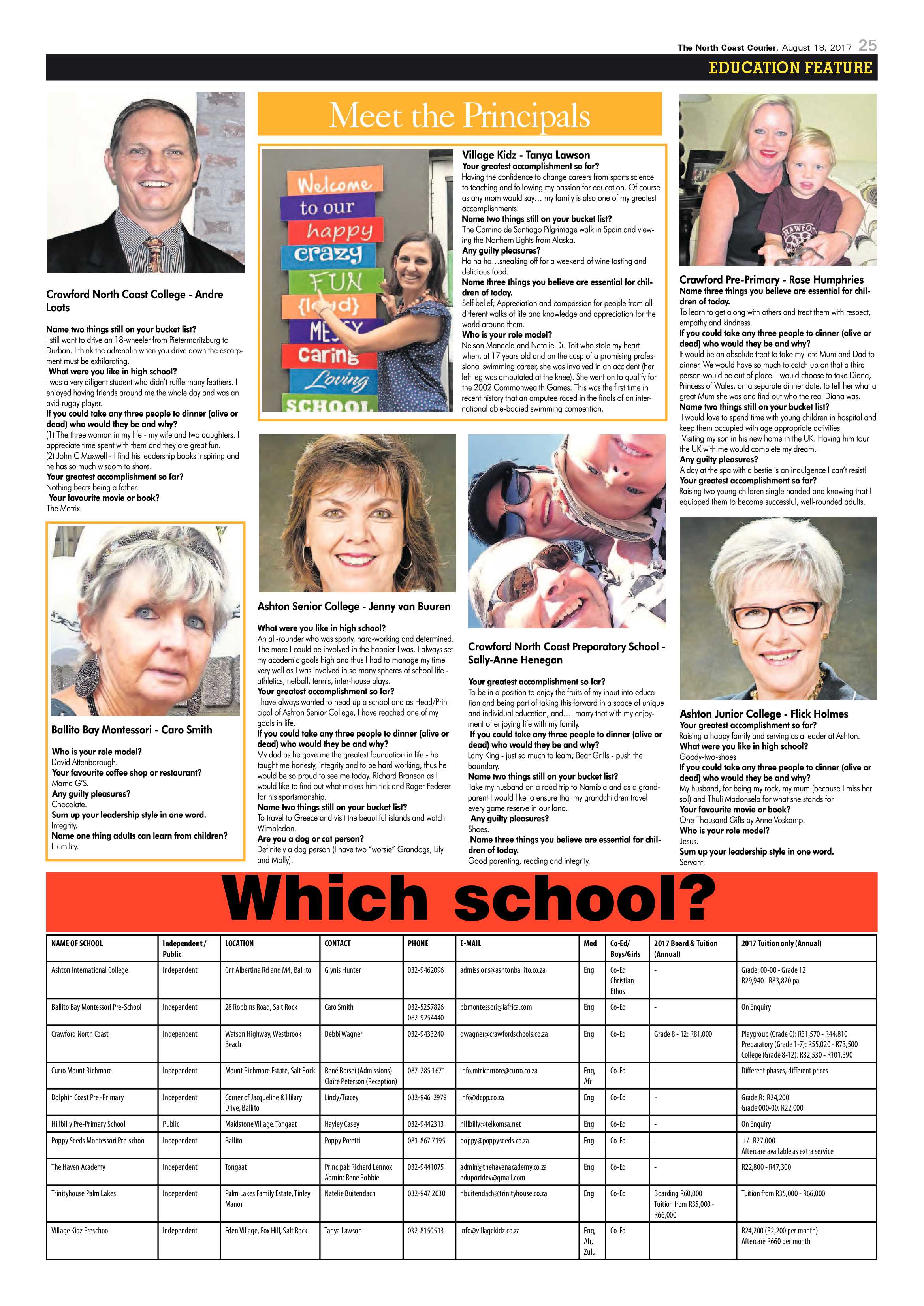 The North Coast Courier – 18 August 2017 page 25