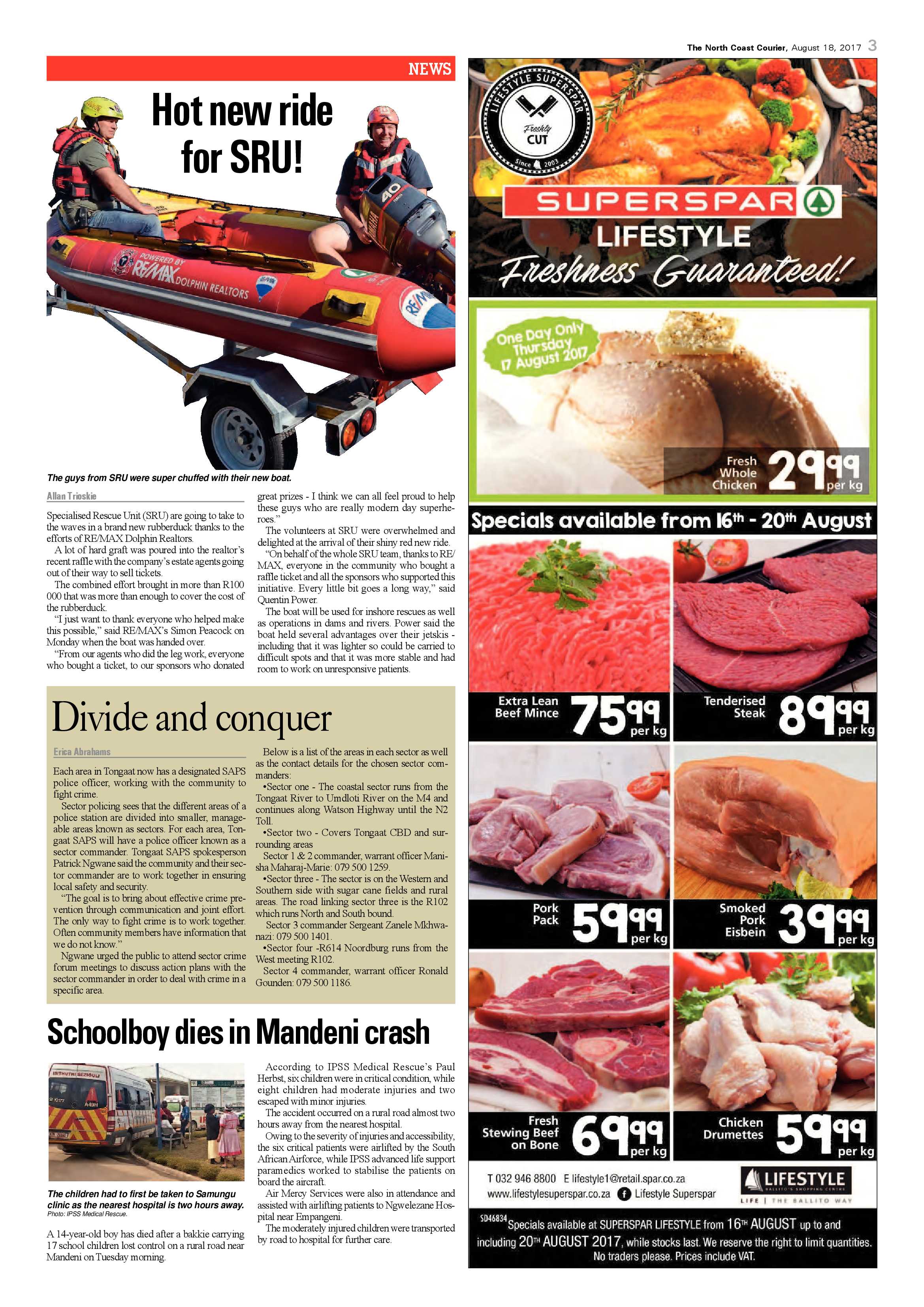 The North Coast Courier – 18 August 2017 page 3