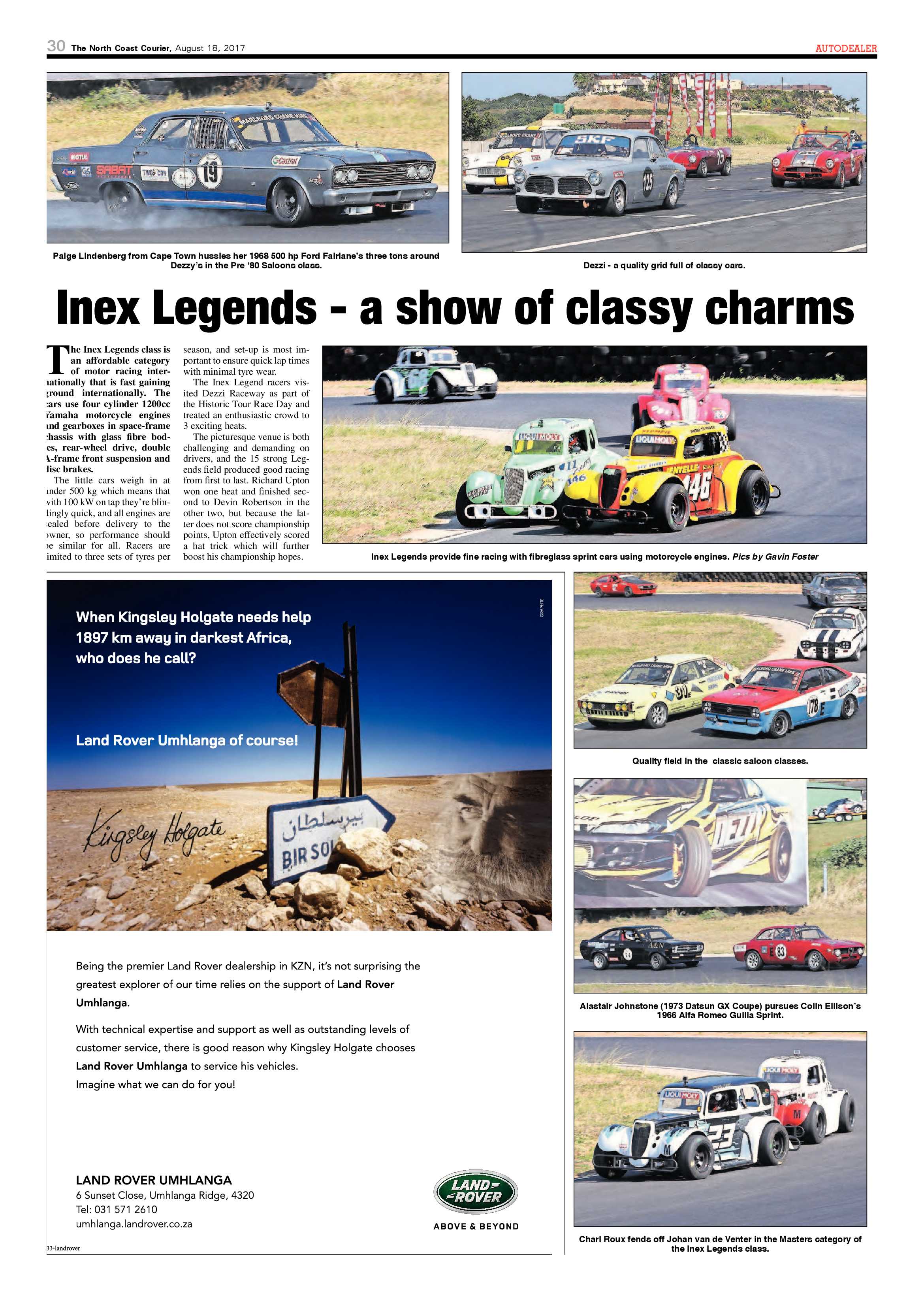 The North Coast Courier – 18 August 2017 page 30