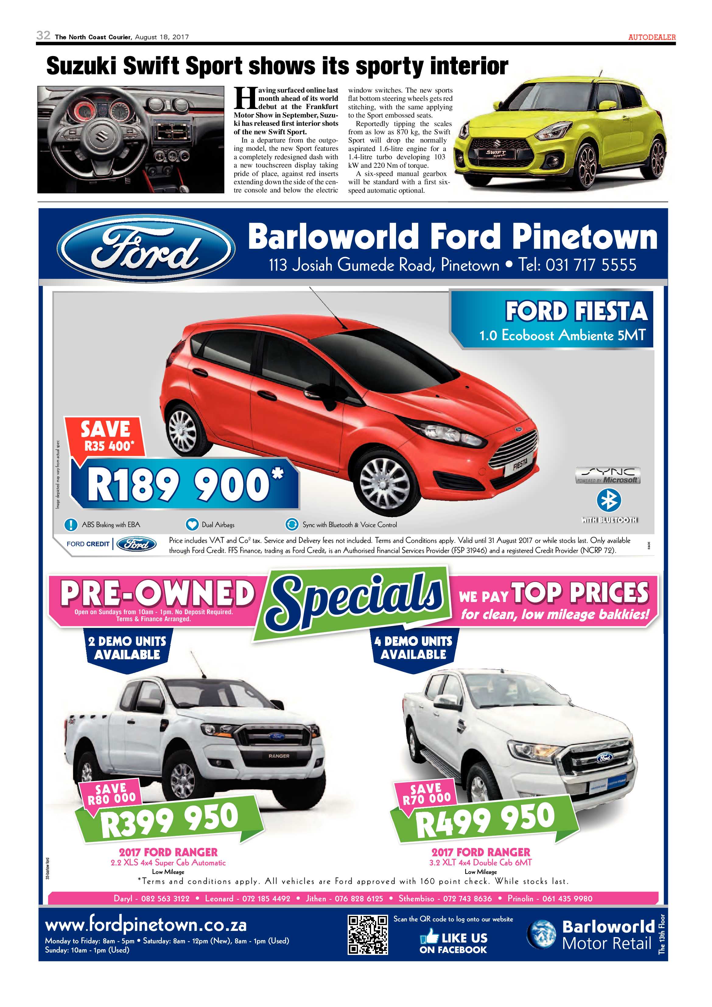The North Coast Courier – 18 August 2017 page 32