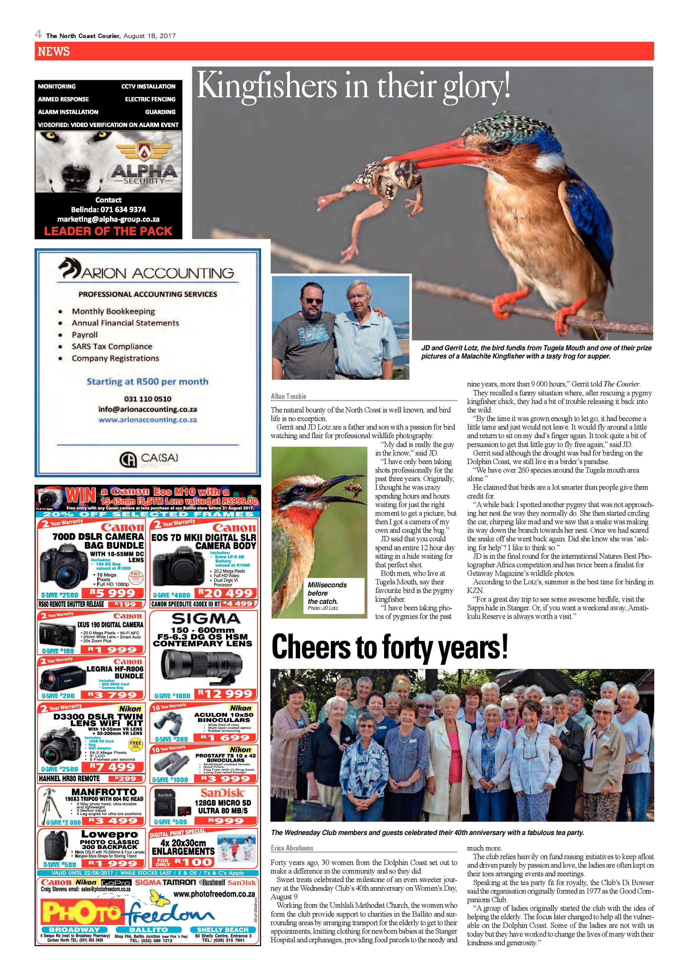 The North Coast Courier – 18 August 2017 page 4