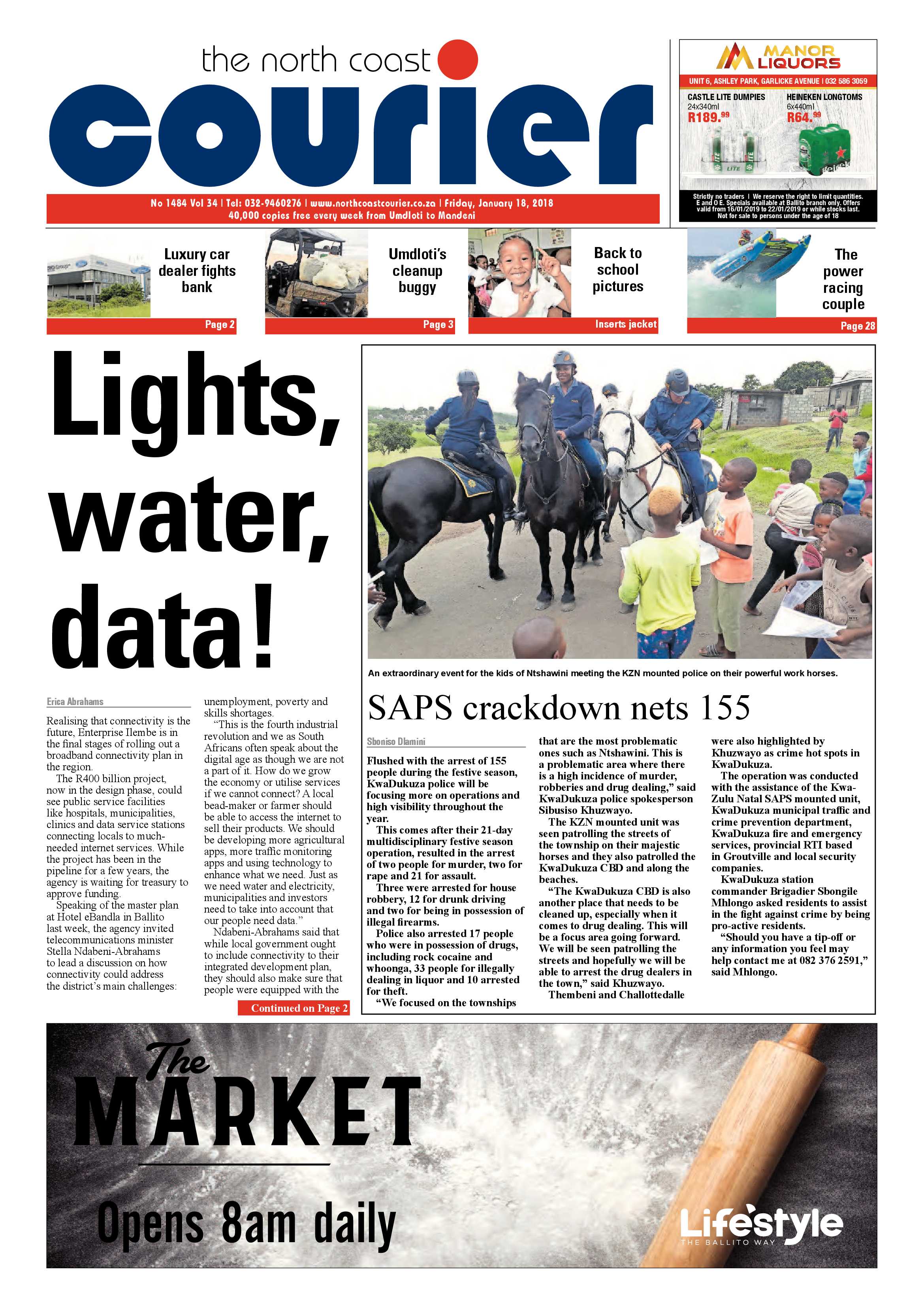 The North Coast Courier – 18 January 2019 page 1