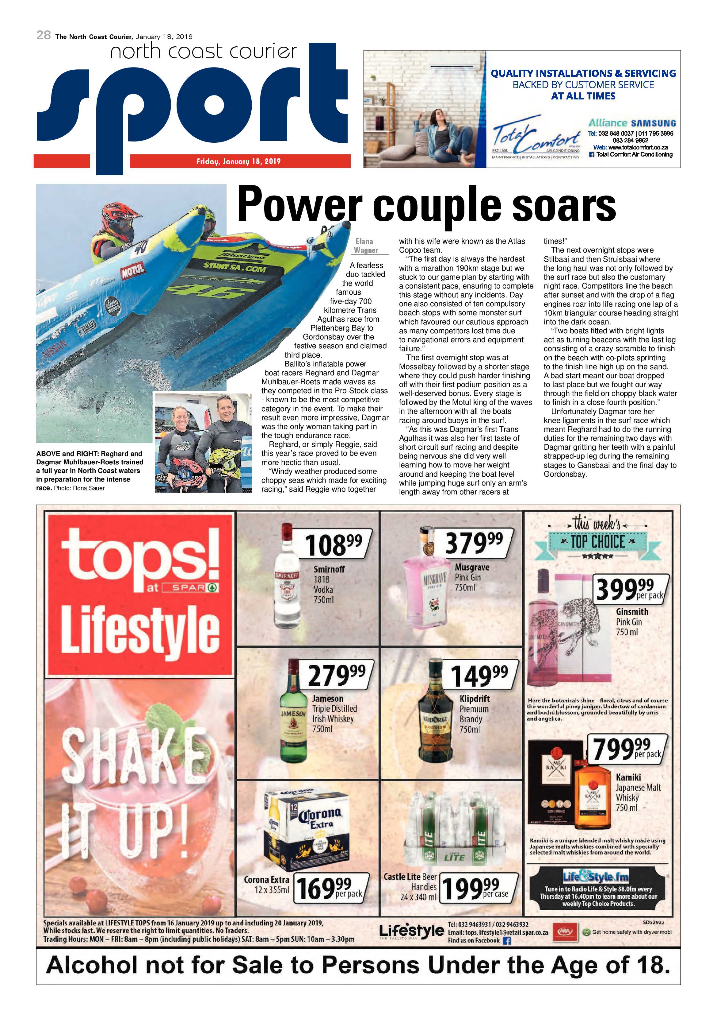 The North Coast Courier – 18 January 2019 page 28