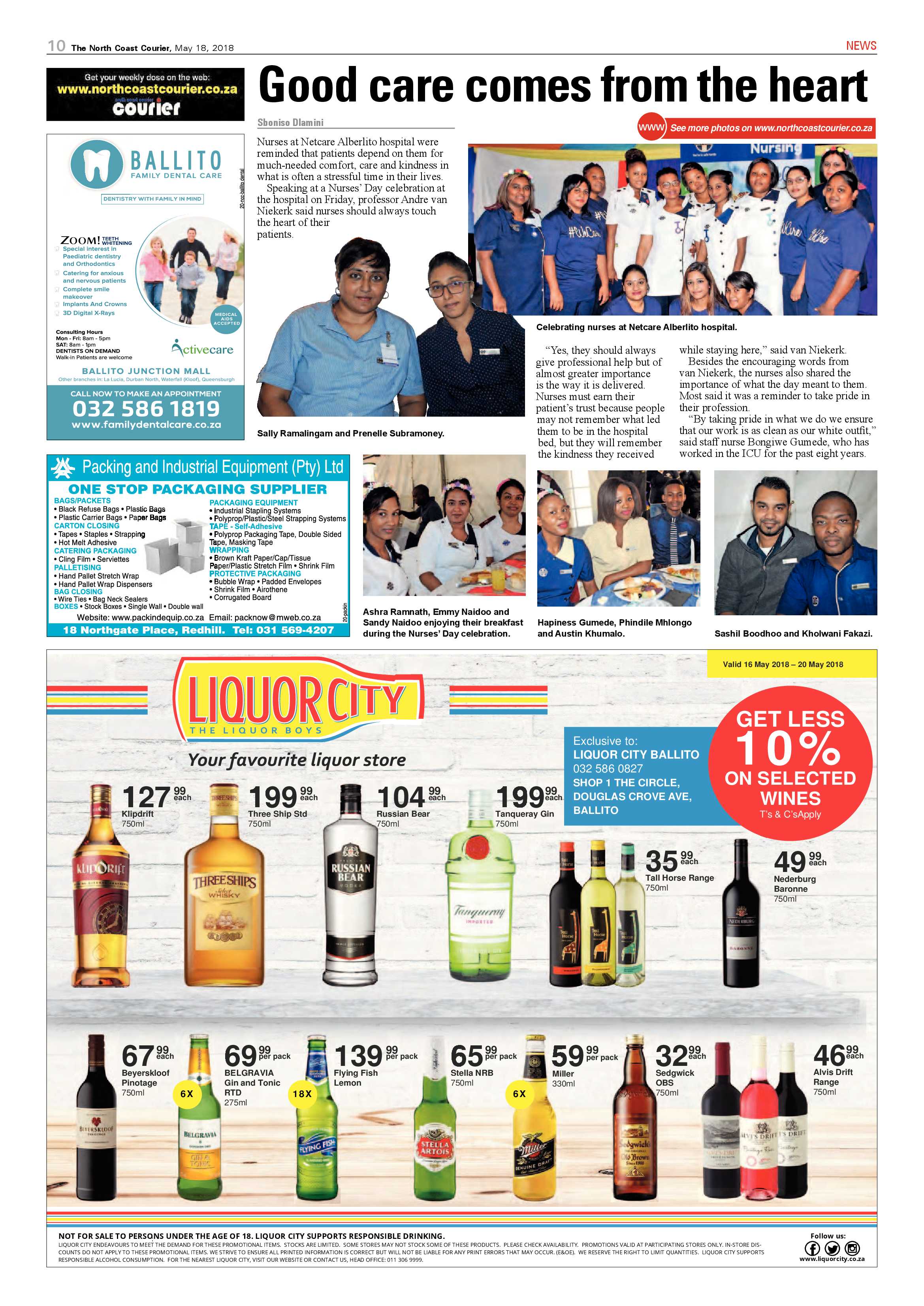 The North Coast Courier – 18 May 2018 page 10