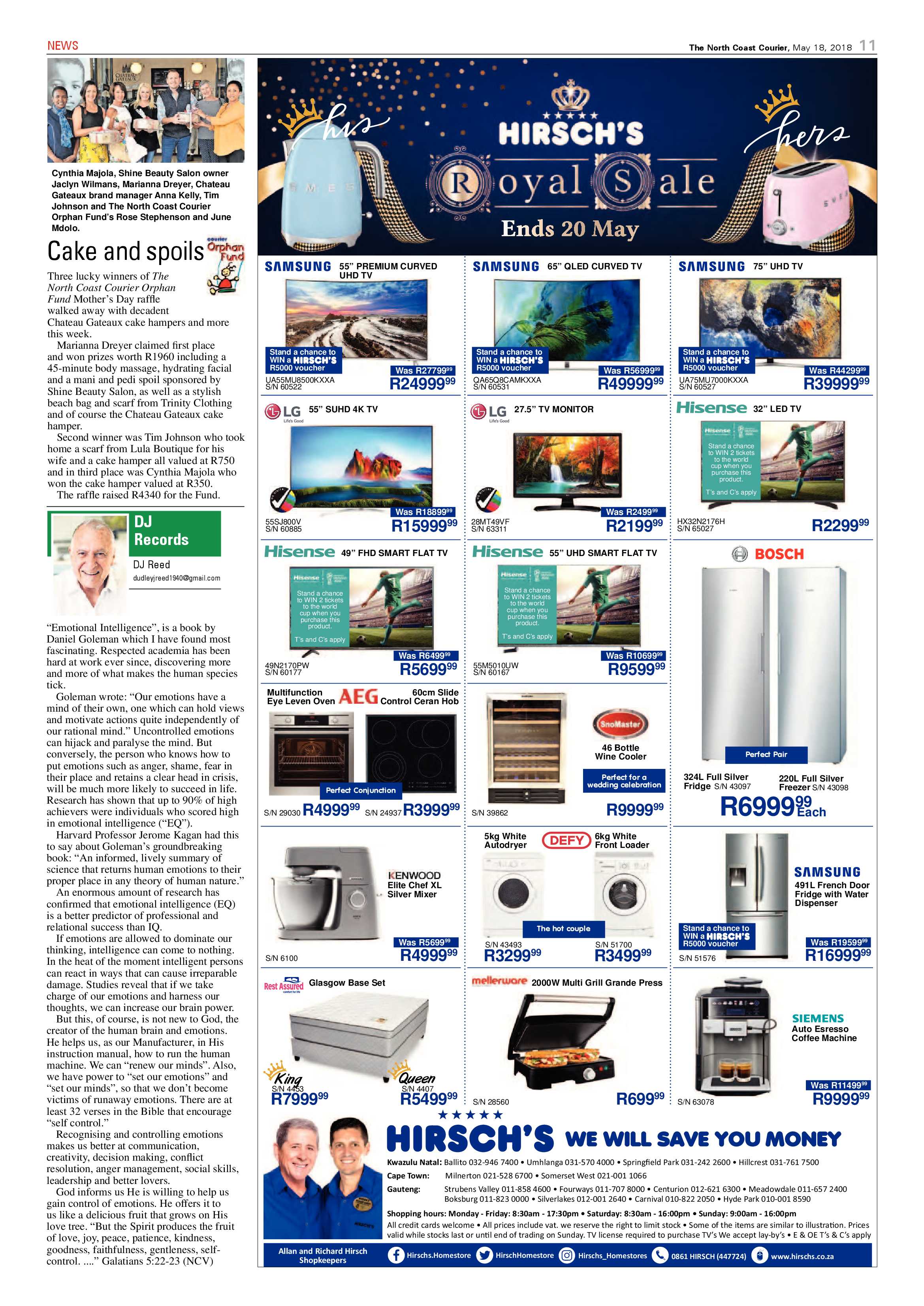 The North Coast Courier – 18 May 2018 page 11