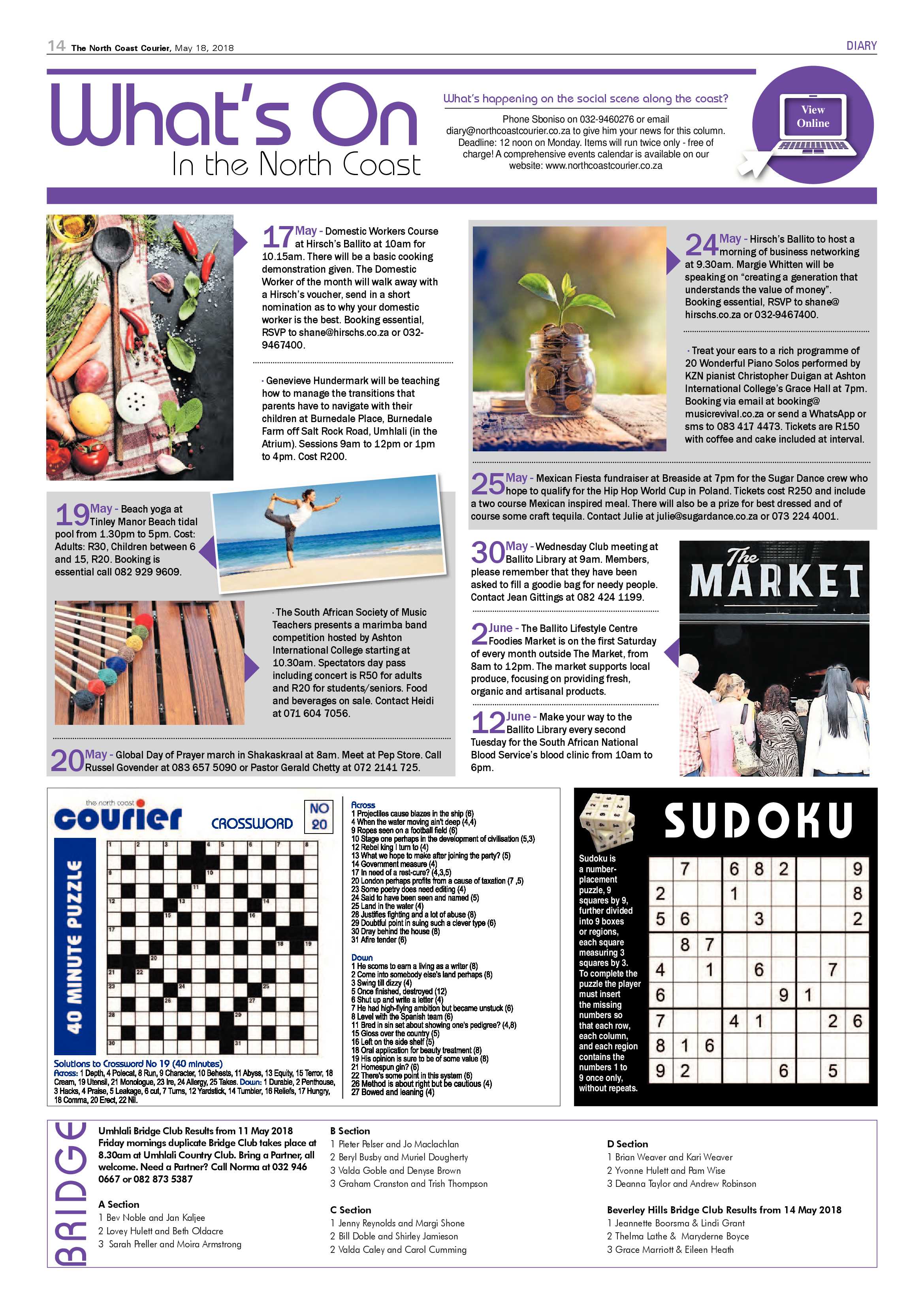 The North Coast Courier – 18 May 2018 page 14