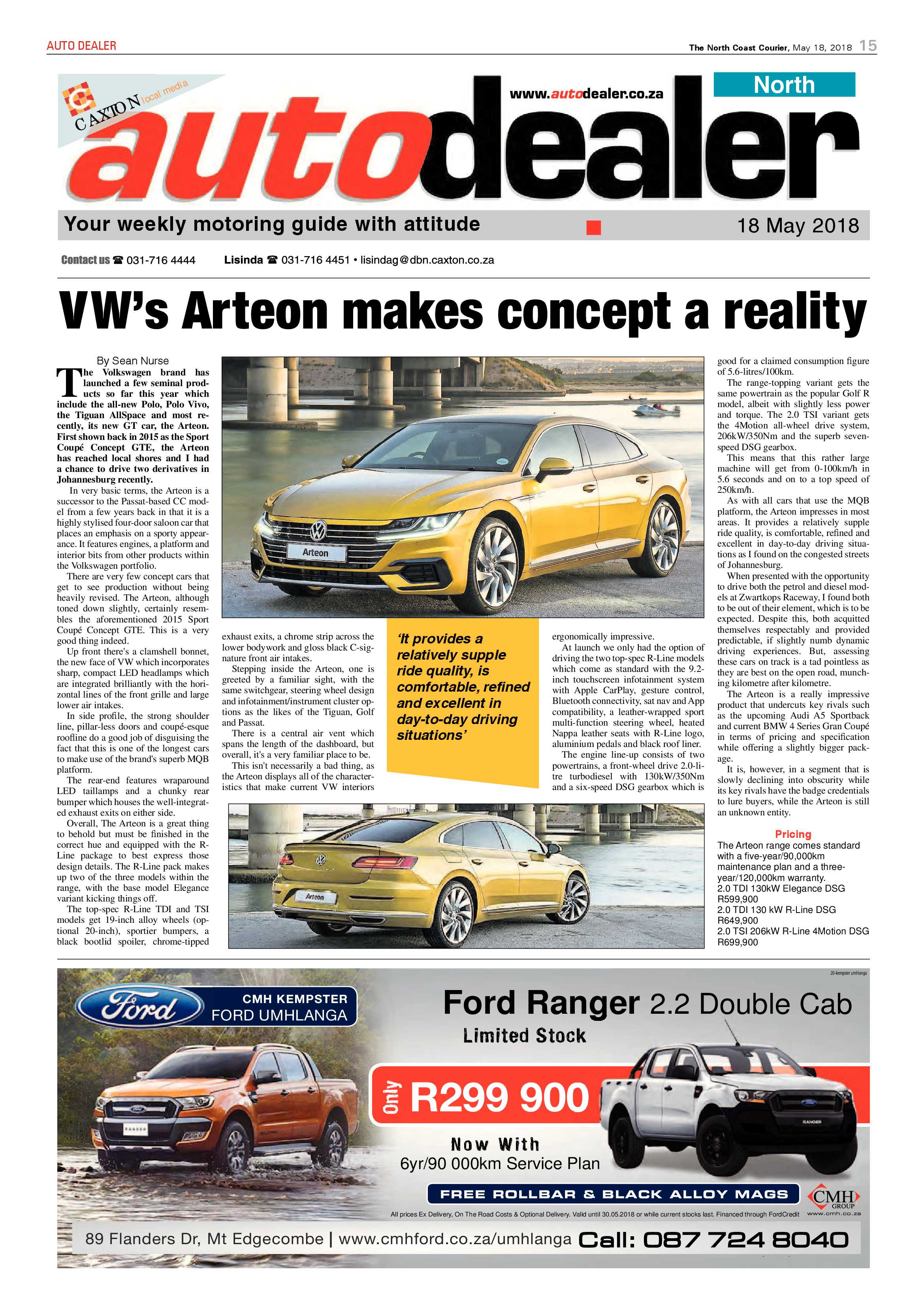 The North Coast Courier – 18 May 2018 page 15