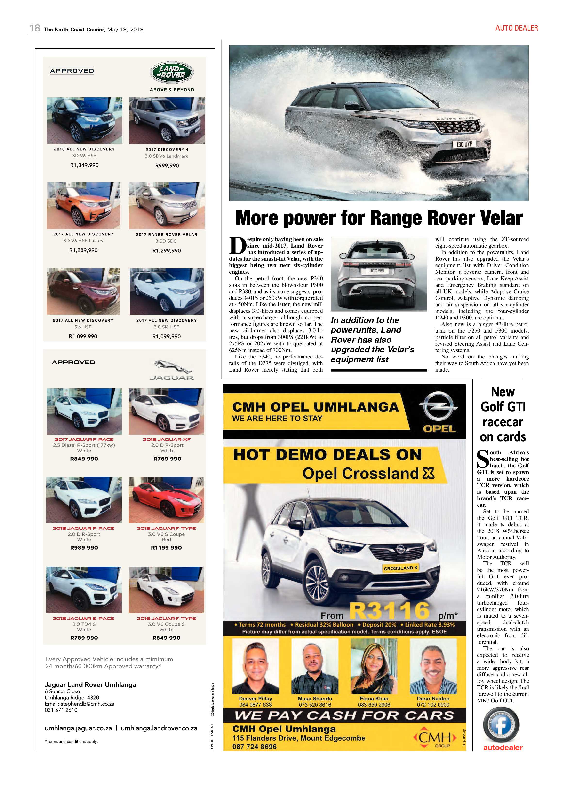 The North Coast Courier – 18 May 2018 page 18