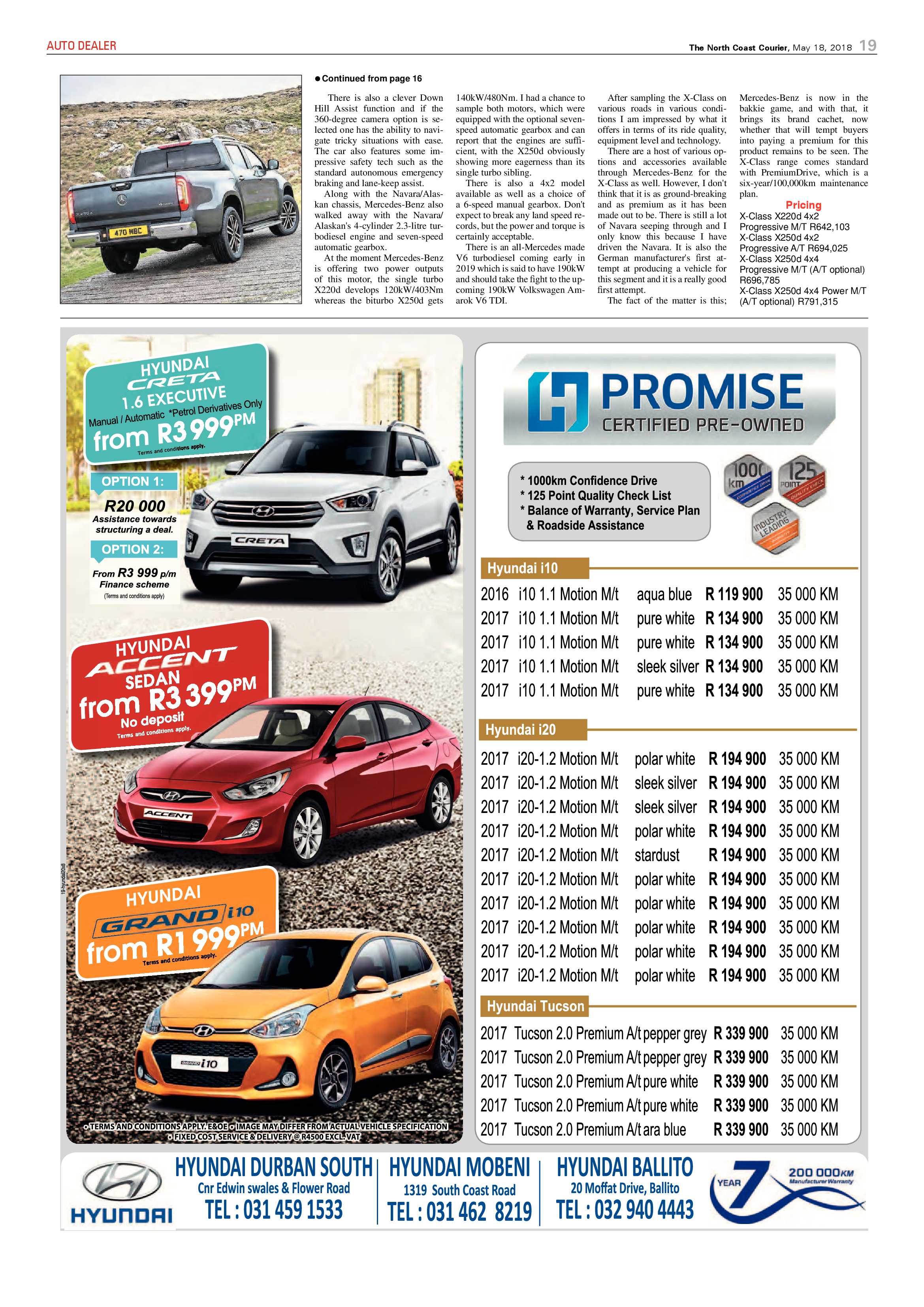 The North Coast Courier – 18 May 2018 page 19