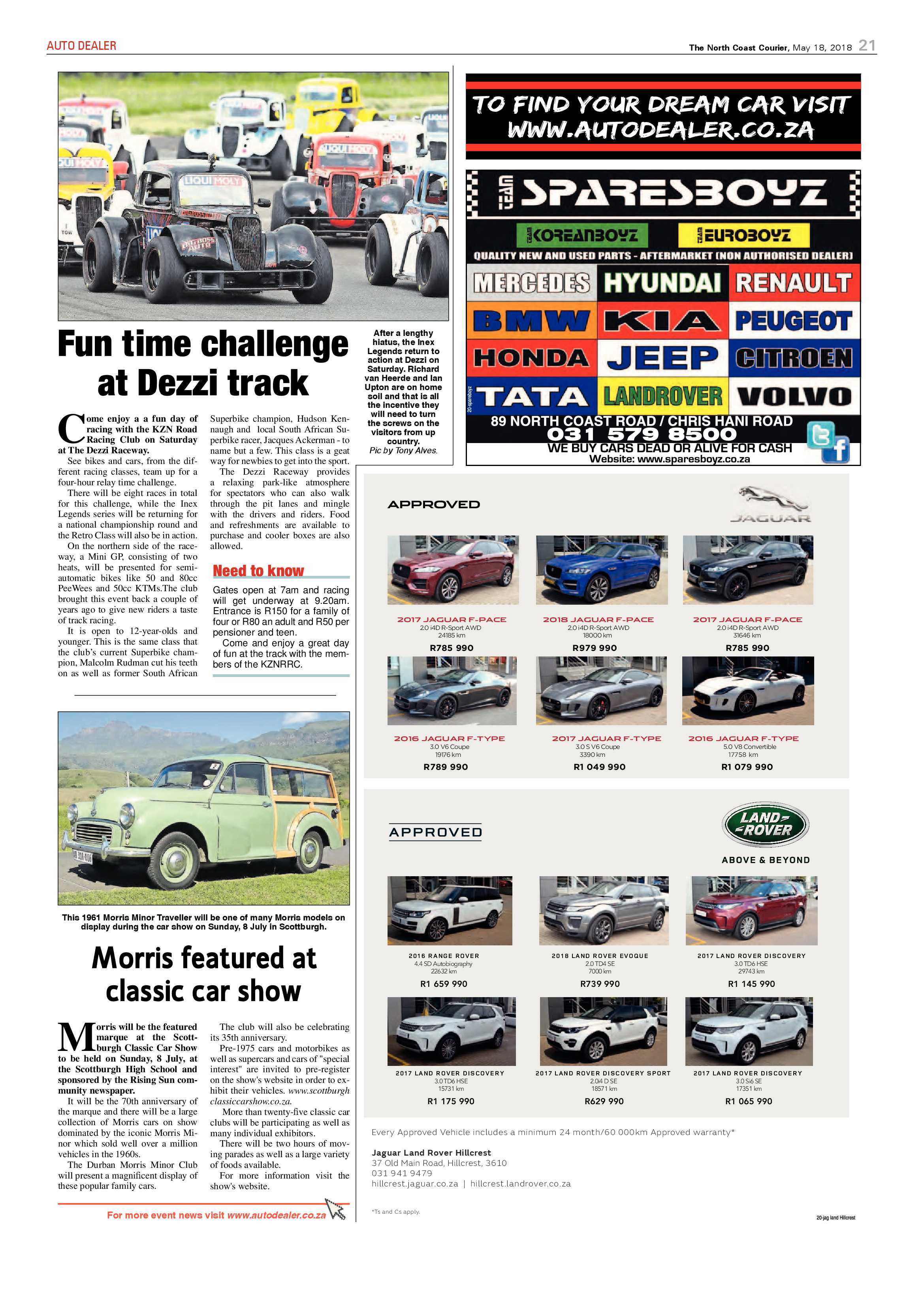 The North Coast Courier – 18 May 2018 page 21